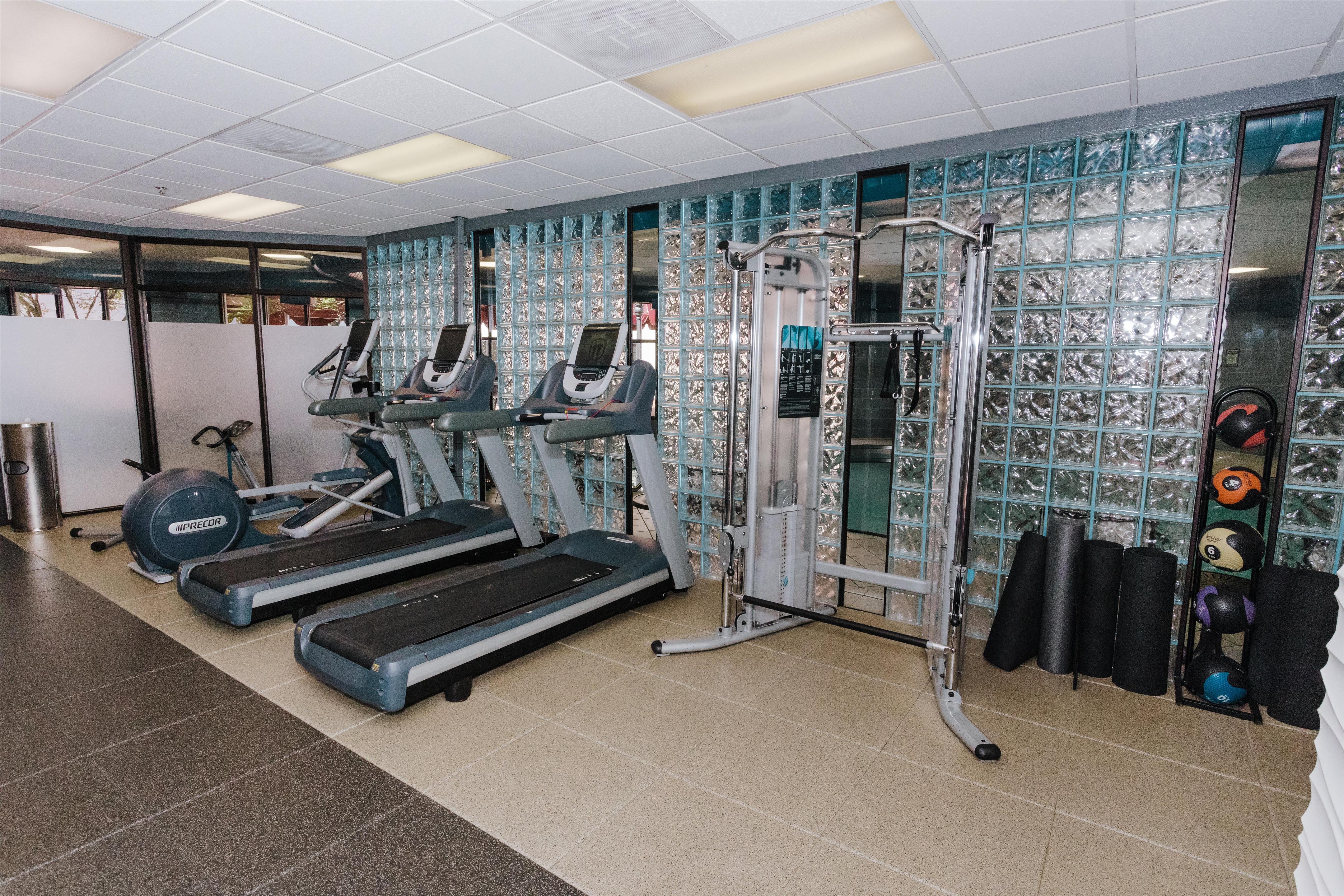 Health club fitness center gym | DoubleTree by Hilton Hotel Bloomington