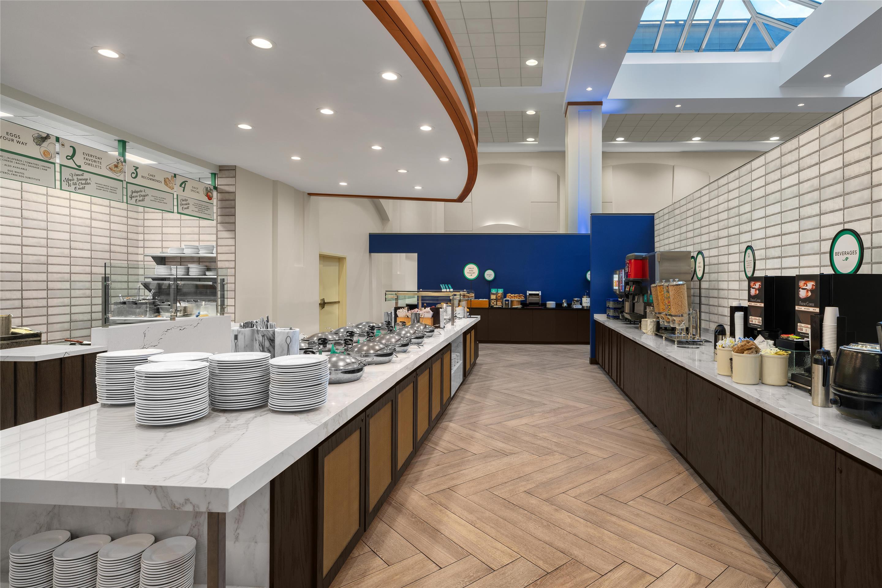 Breakfast Area | Embassy Suites Boston Logan Airport