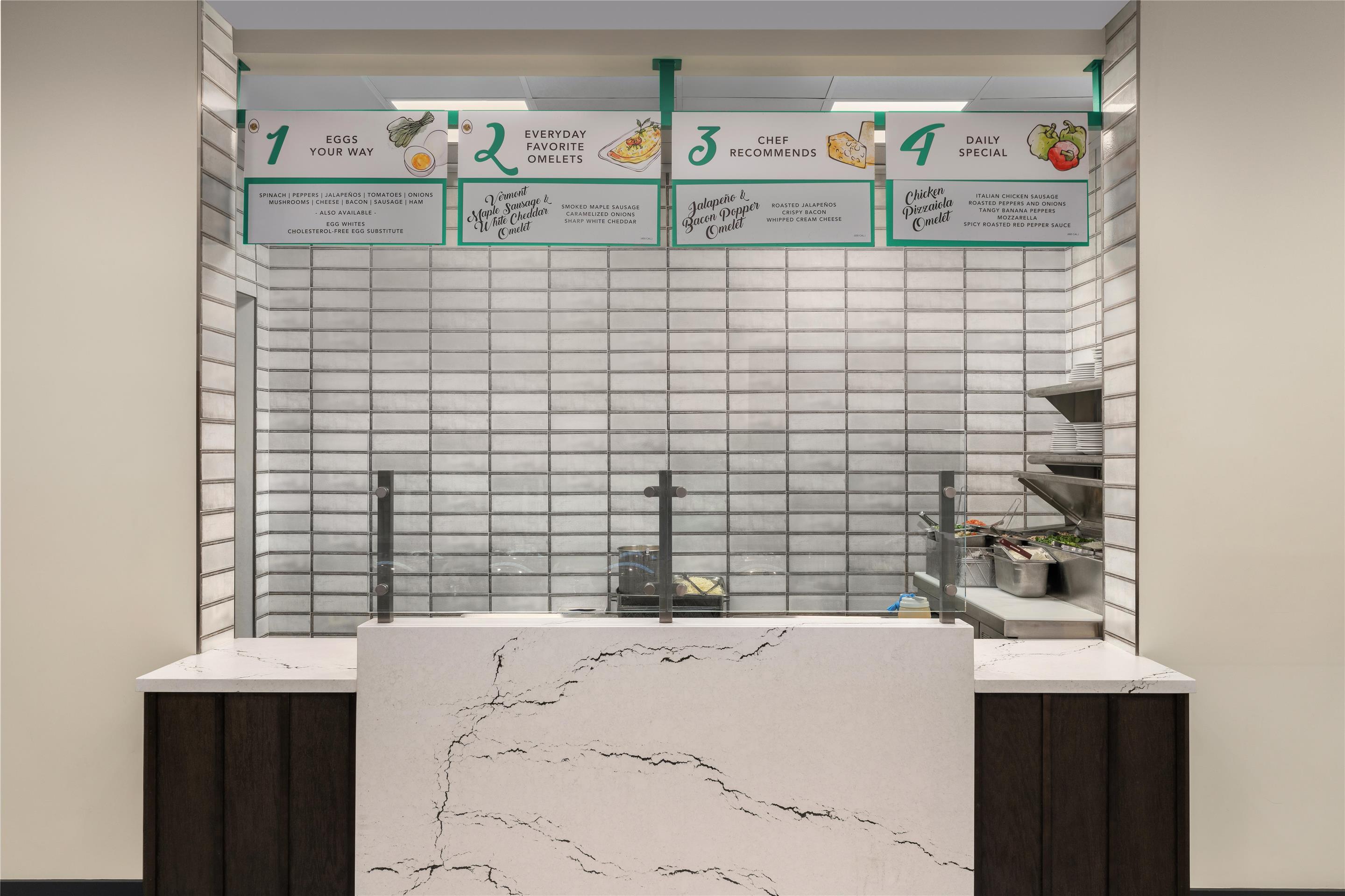 Breakfast Area | Embassy Suites Boston Logan Airport