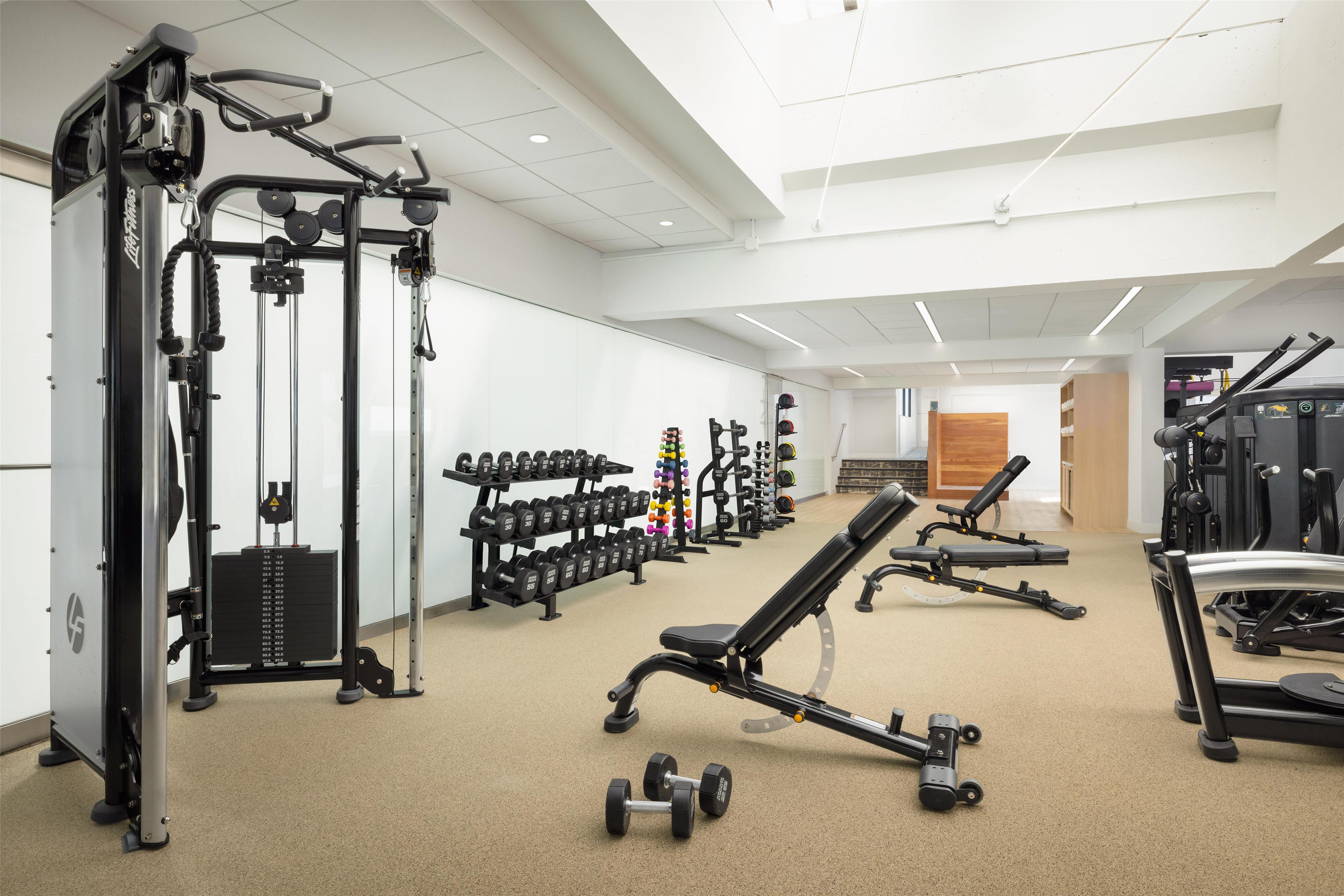 Health club fitness center gym | Hilton Boston Back Bay