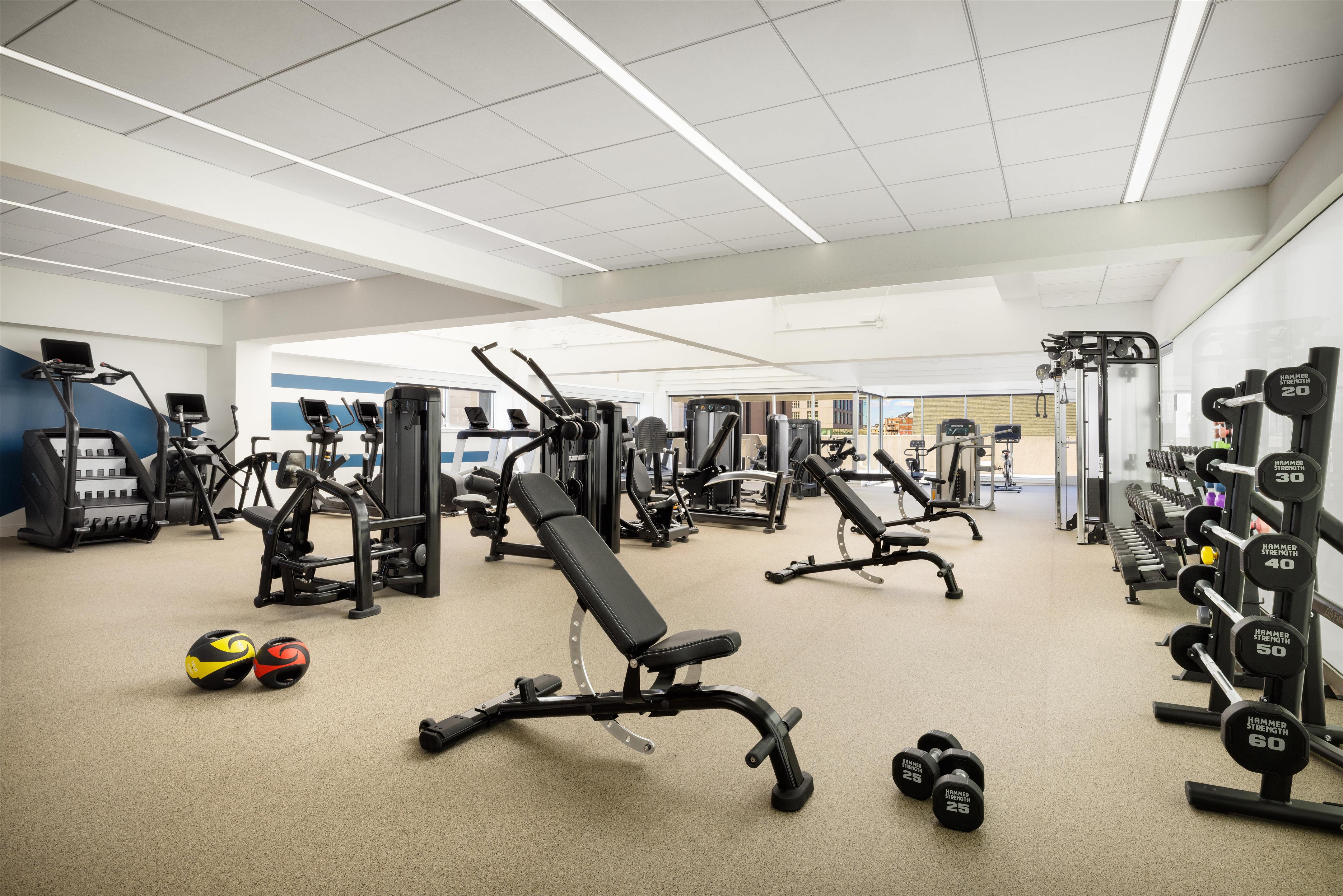 Health club fitness center gym | Hilton Boston Back Bay