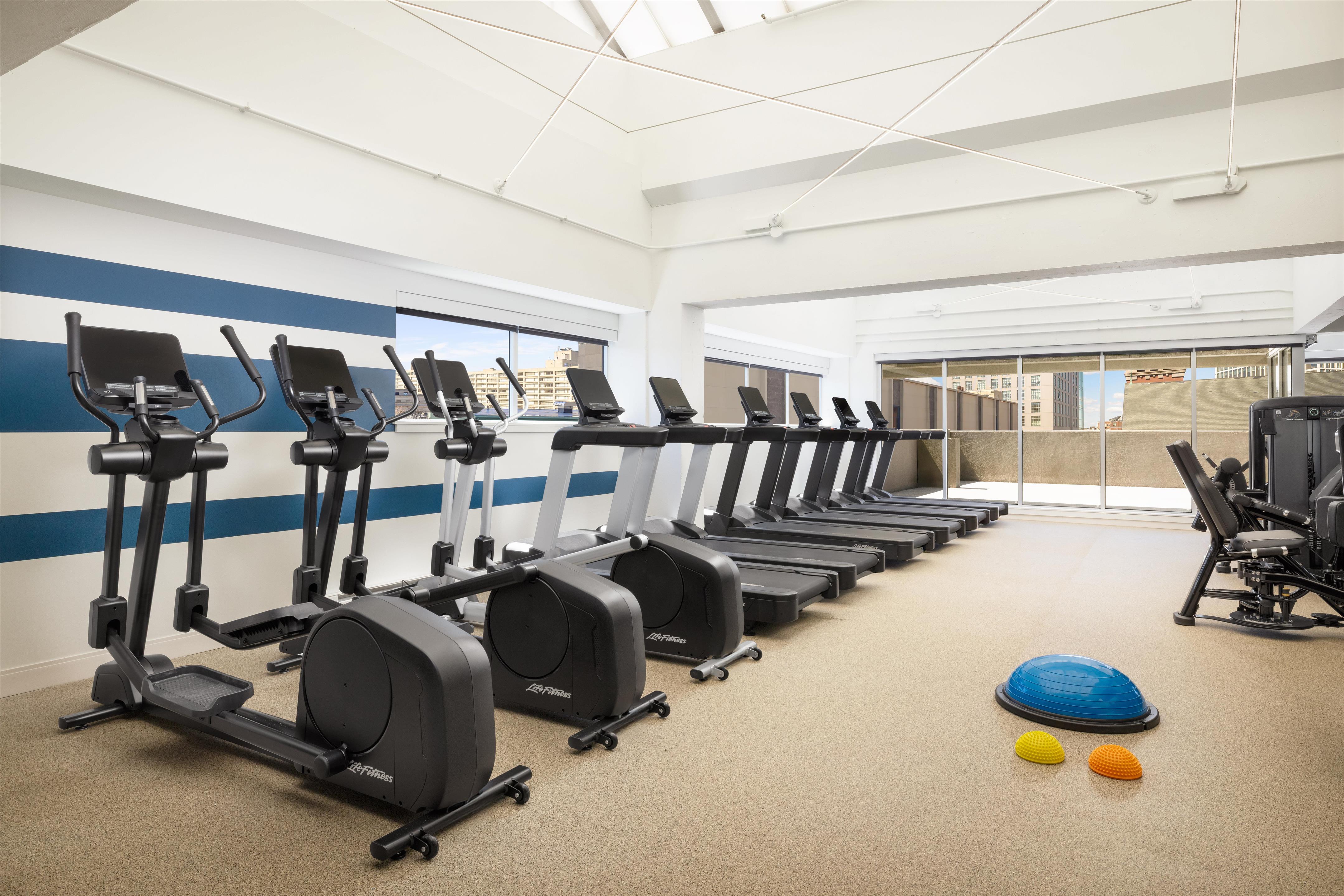 Health club fitness center gym | Hilton Boston Back Bay
