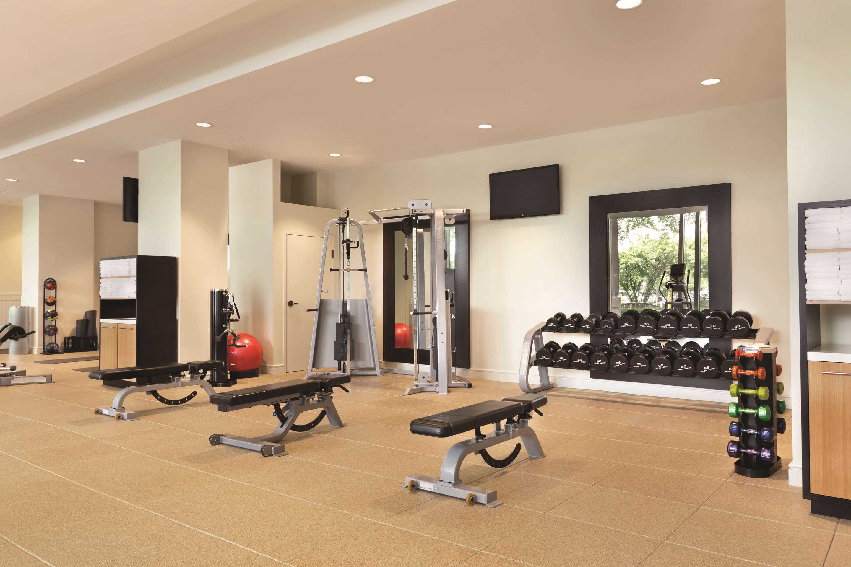 Health club fitness center gym | Hilton Boston Logan Airport
