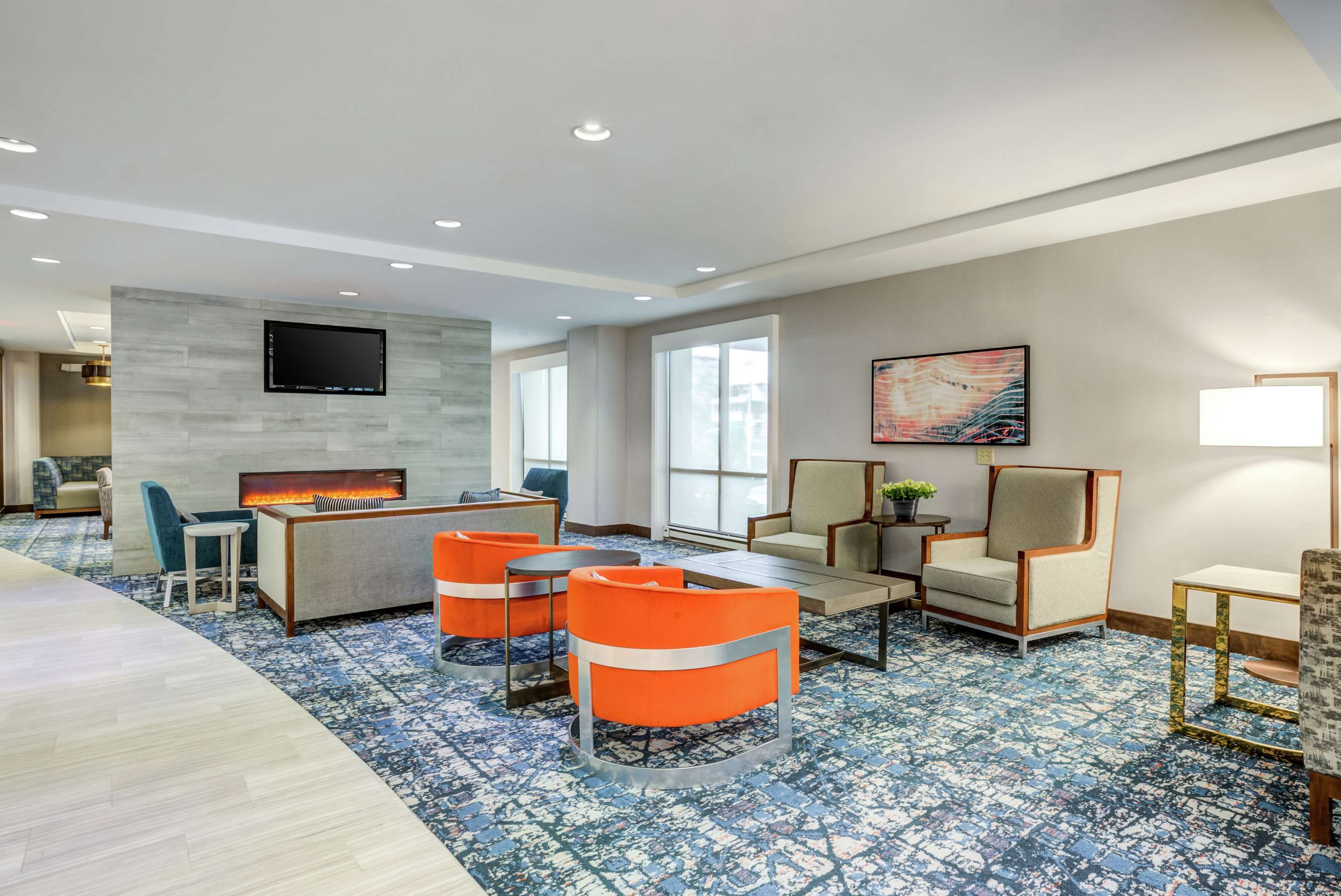 Lobby | Hilton Garden Inn Boston/Waltham