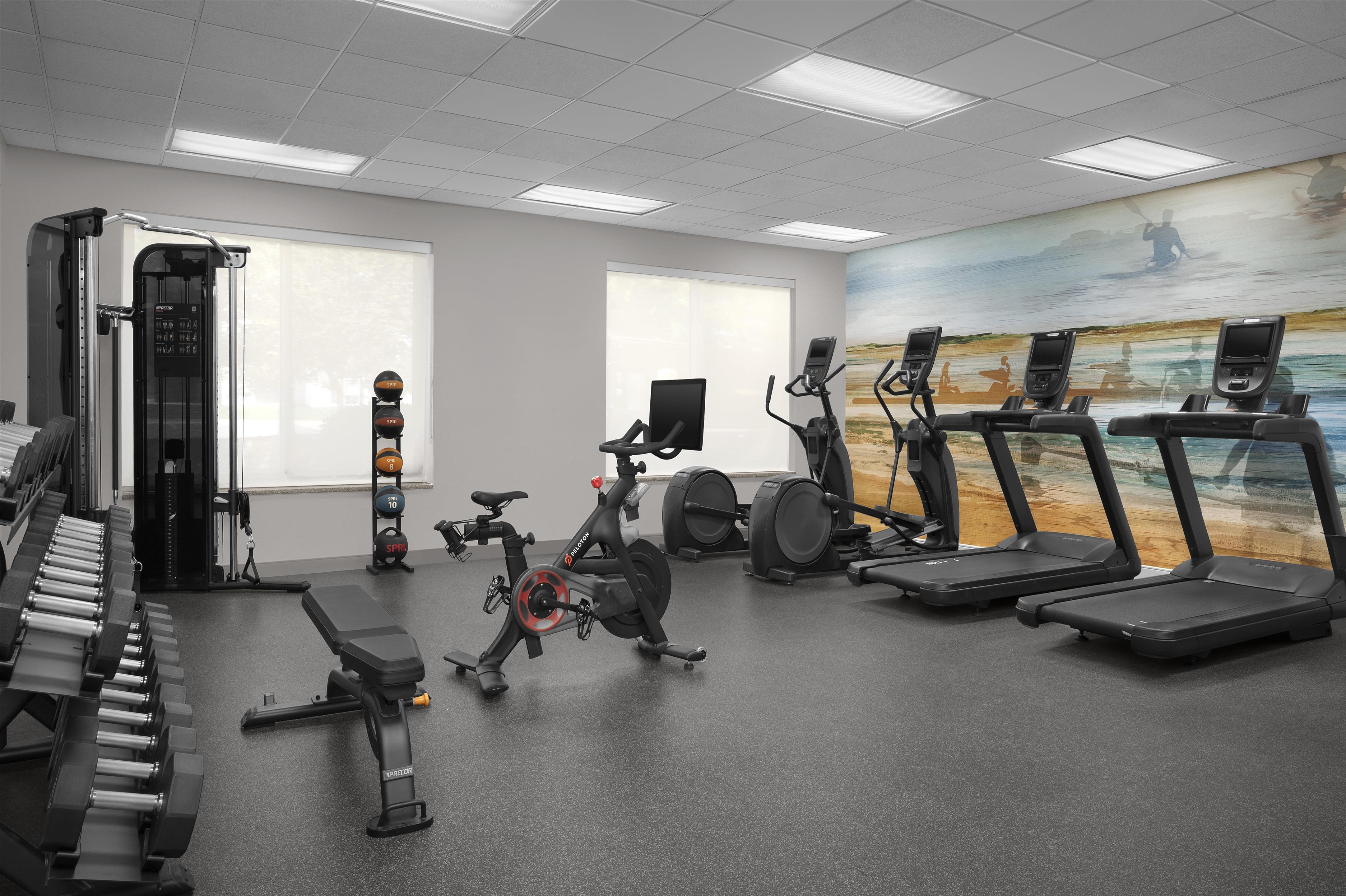 Health club fitness center gym | Hilton Garden Inn Annapolis