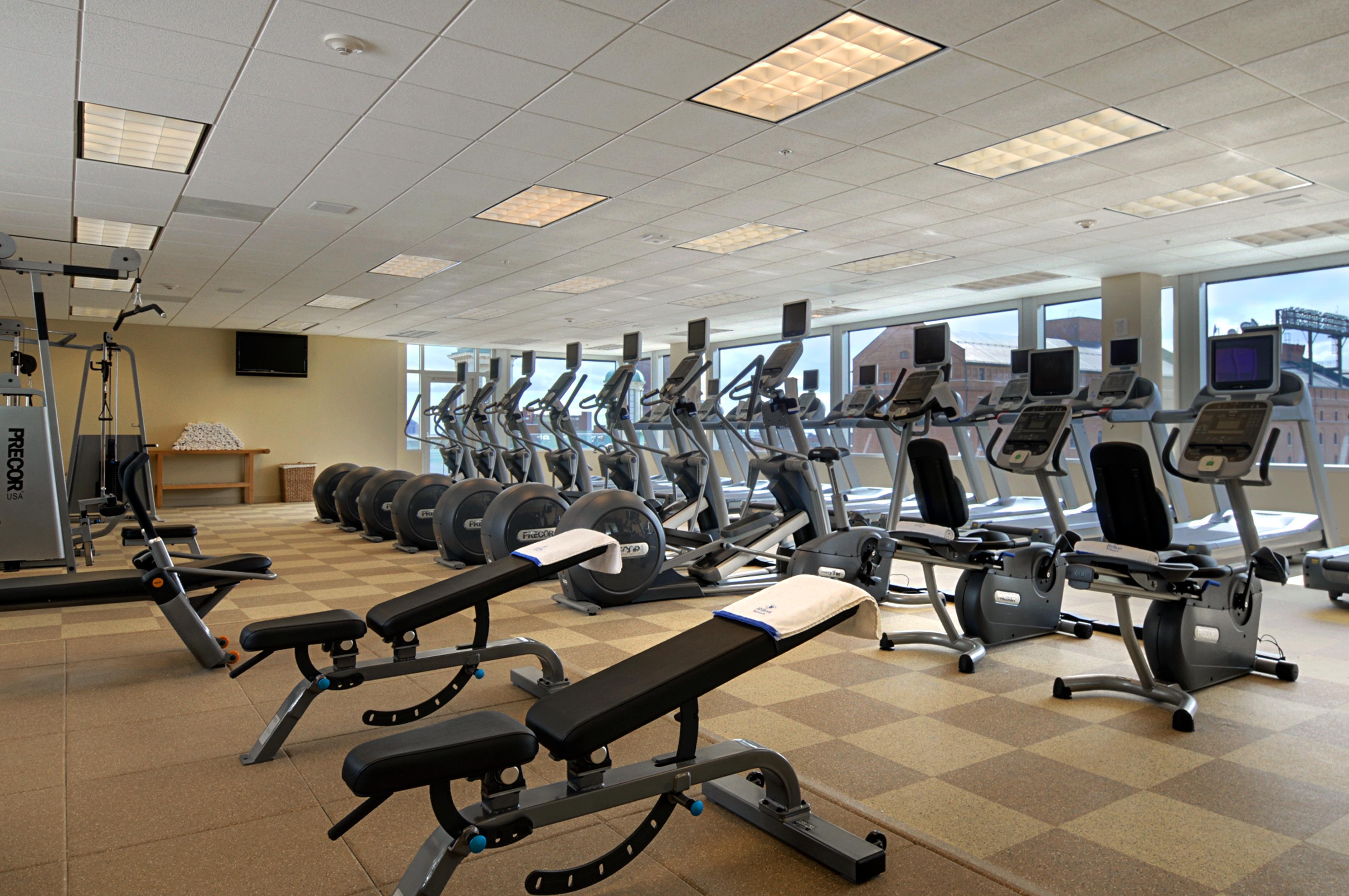 Health club fitness center gym | Hilton Baltimore Inner Harbor