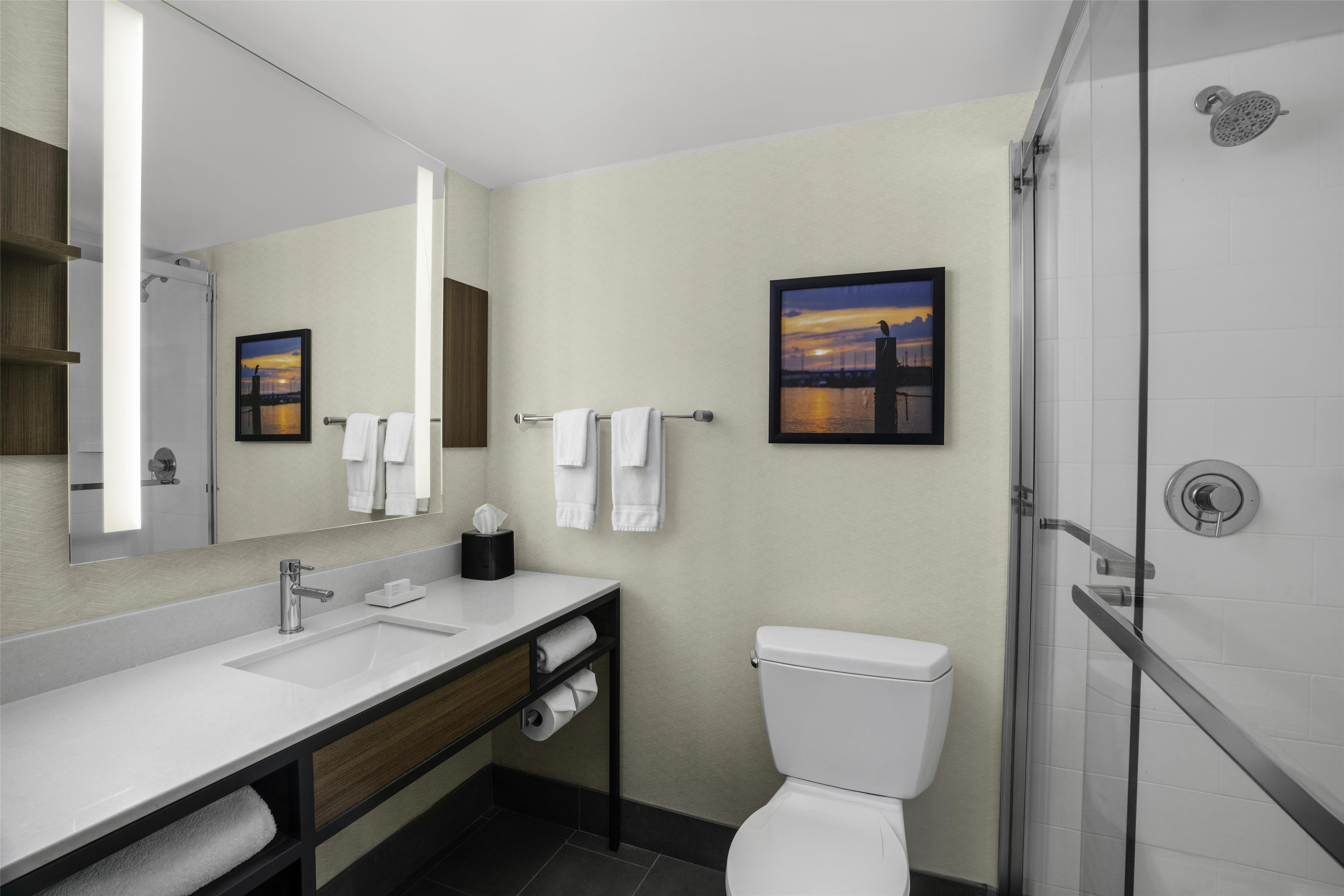 Guest room bath