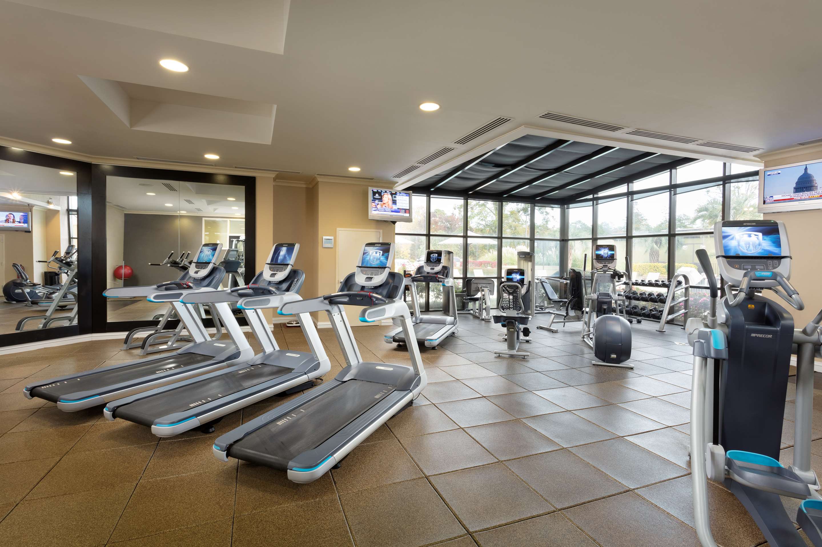 Health club fitness center gym
