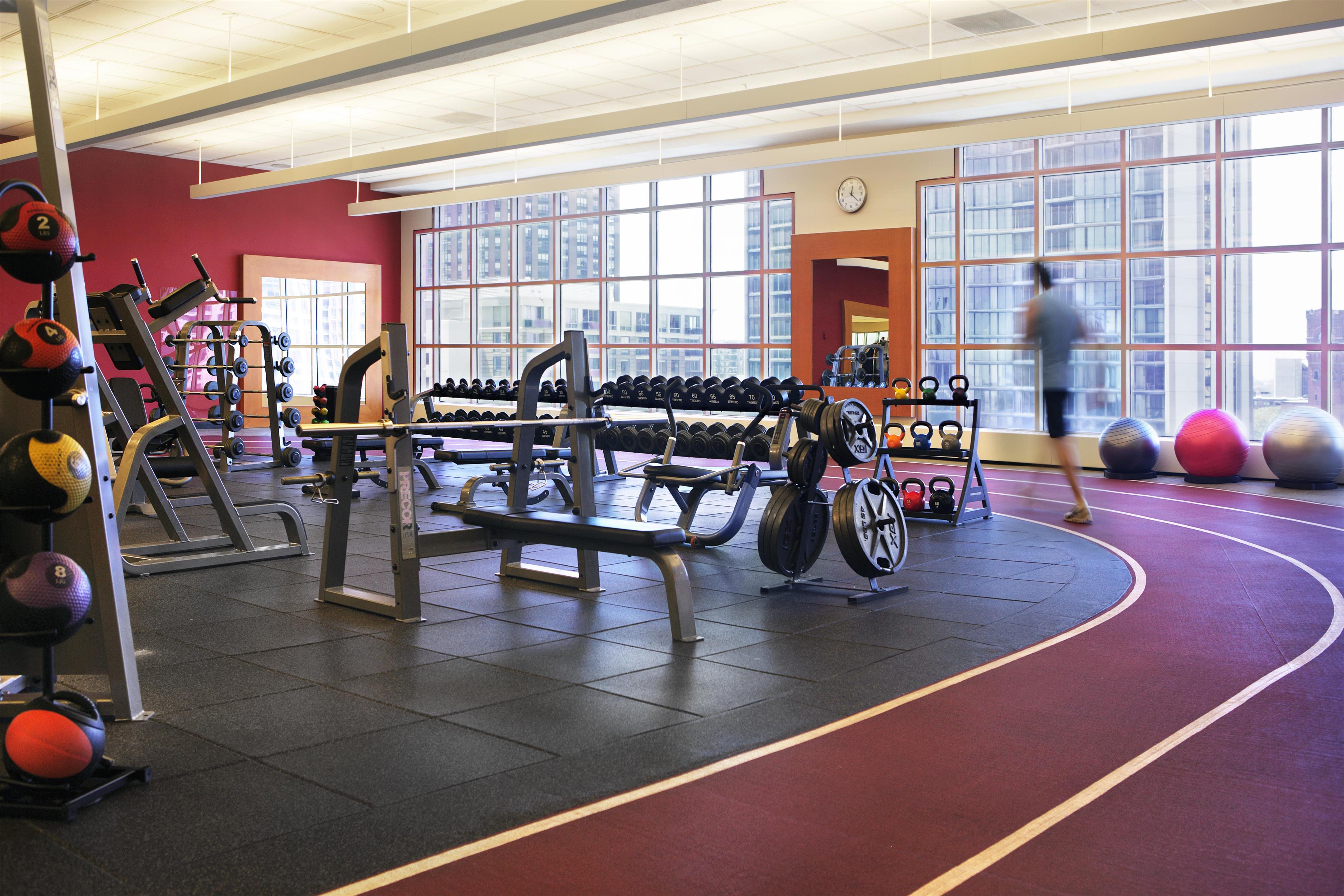 Health club fitness center gym | Hilton Chicago