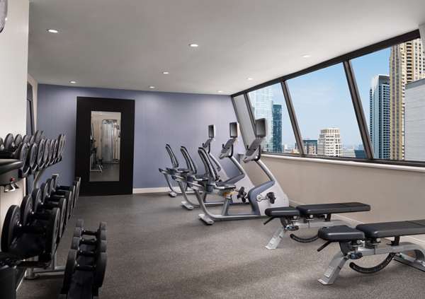 Fitness/ Exercise Room - Homewood Suites by Hilton Magnificent Mile Chicago