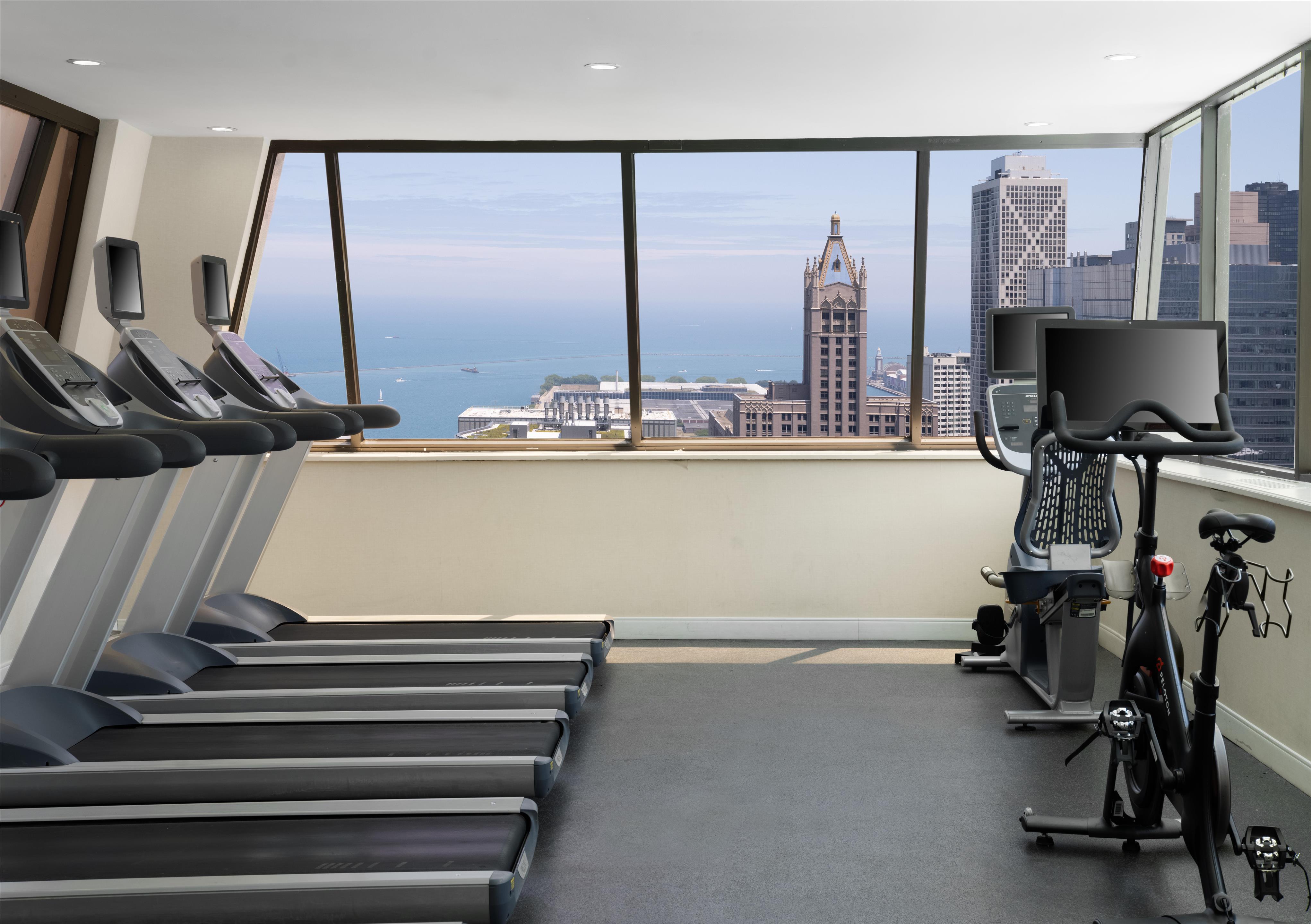 Health club fitness center gym | Homewood Suites by Hilton Chicago Downtown/Magnificent Mile