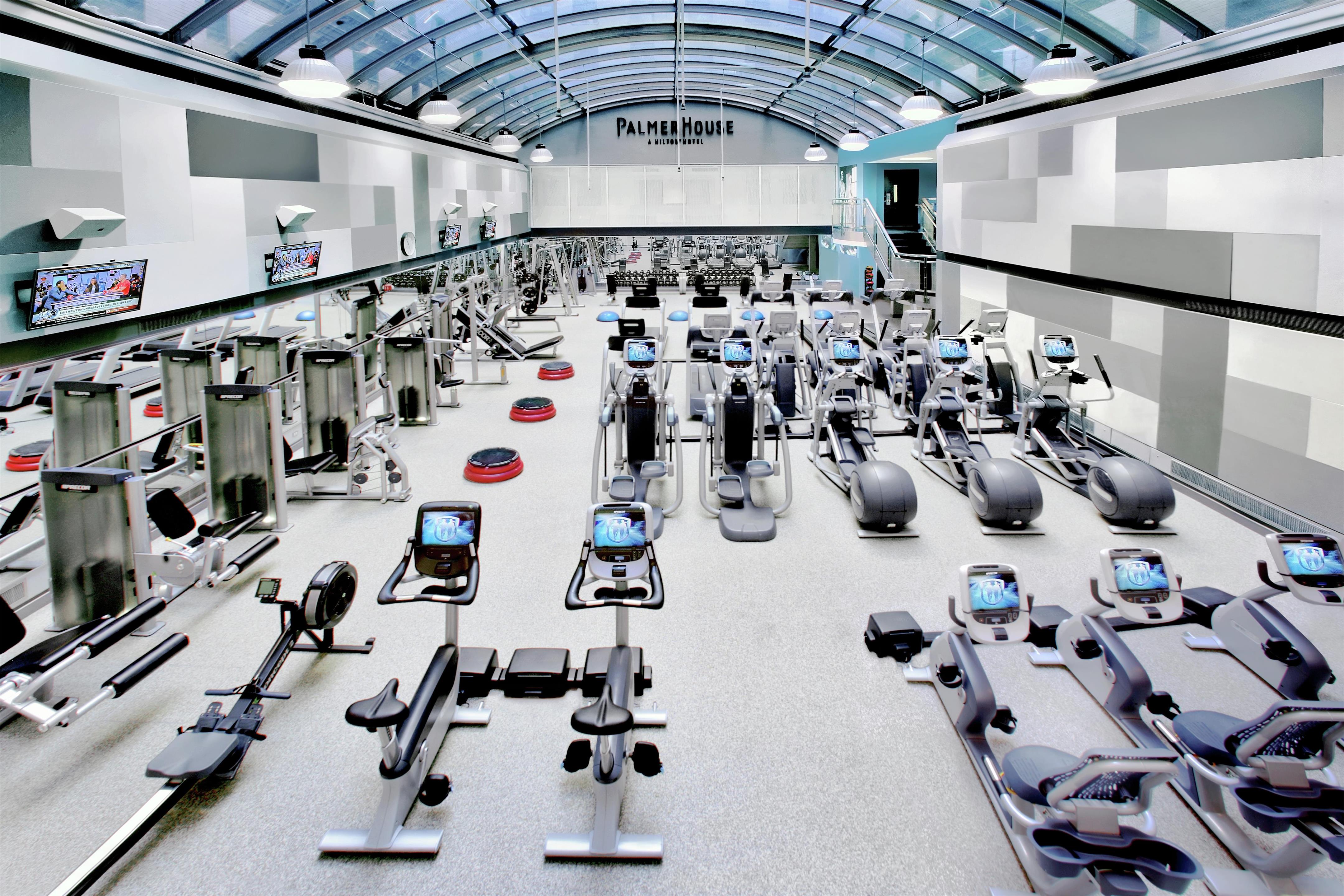 Health club fitness center gym | Palmer House a Hilton Hotel