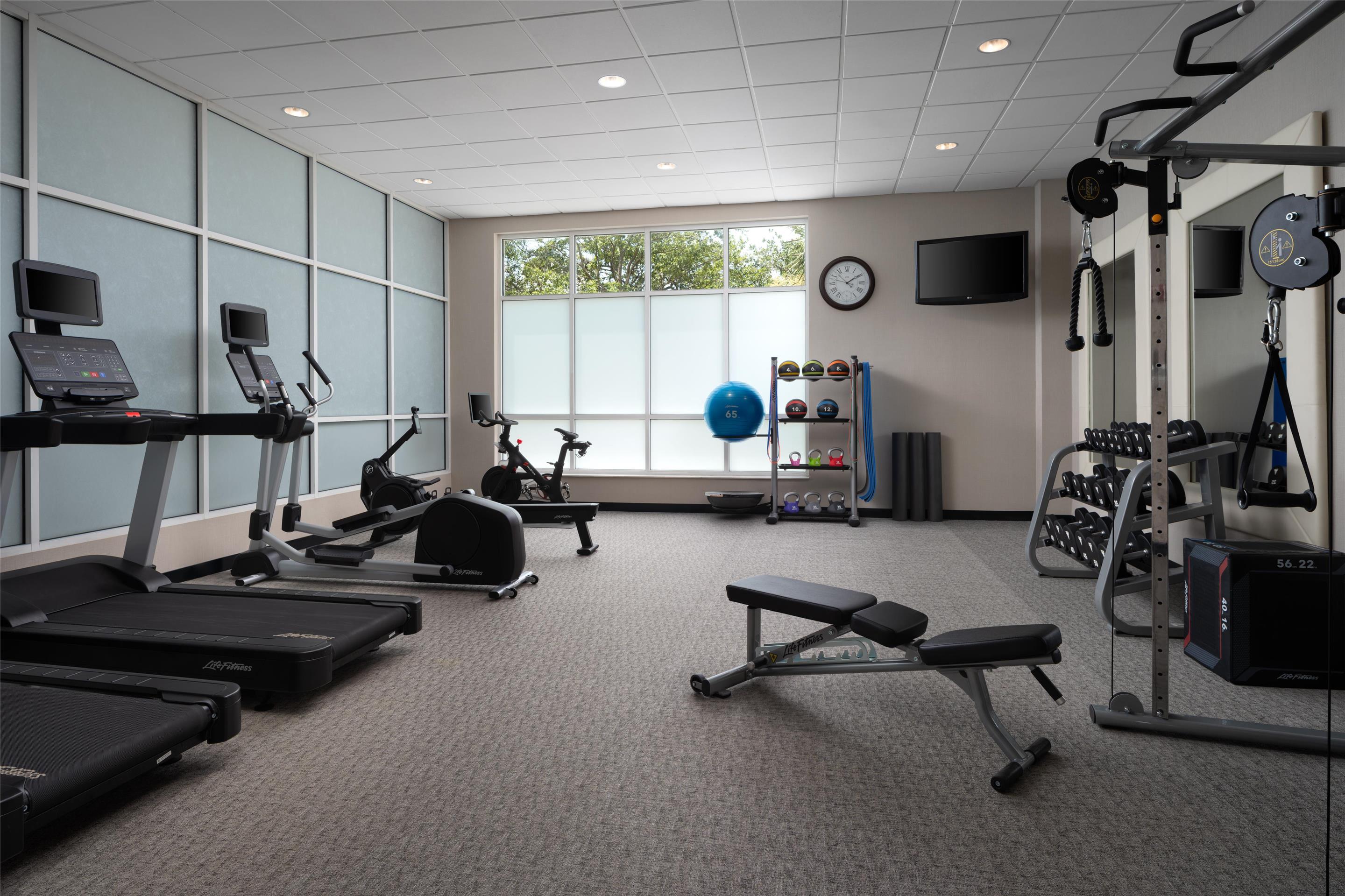 Health club fitness center gym | Embassy Suites by Hilton Charleston Airport Convention Ctr