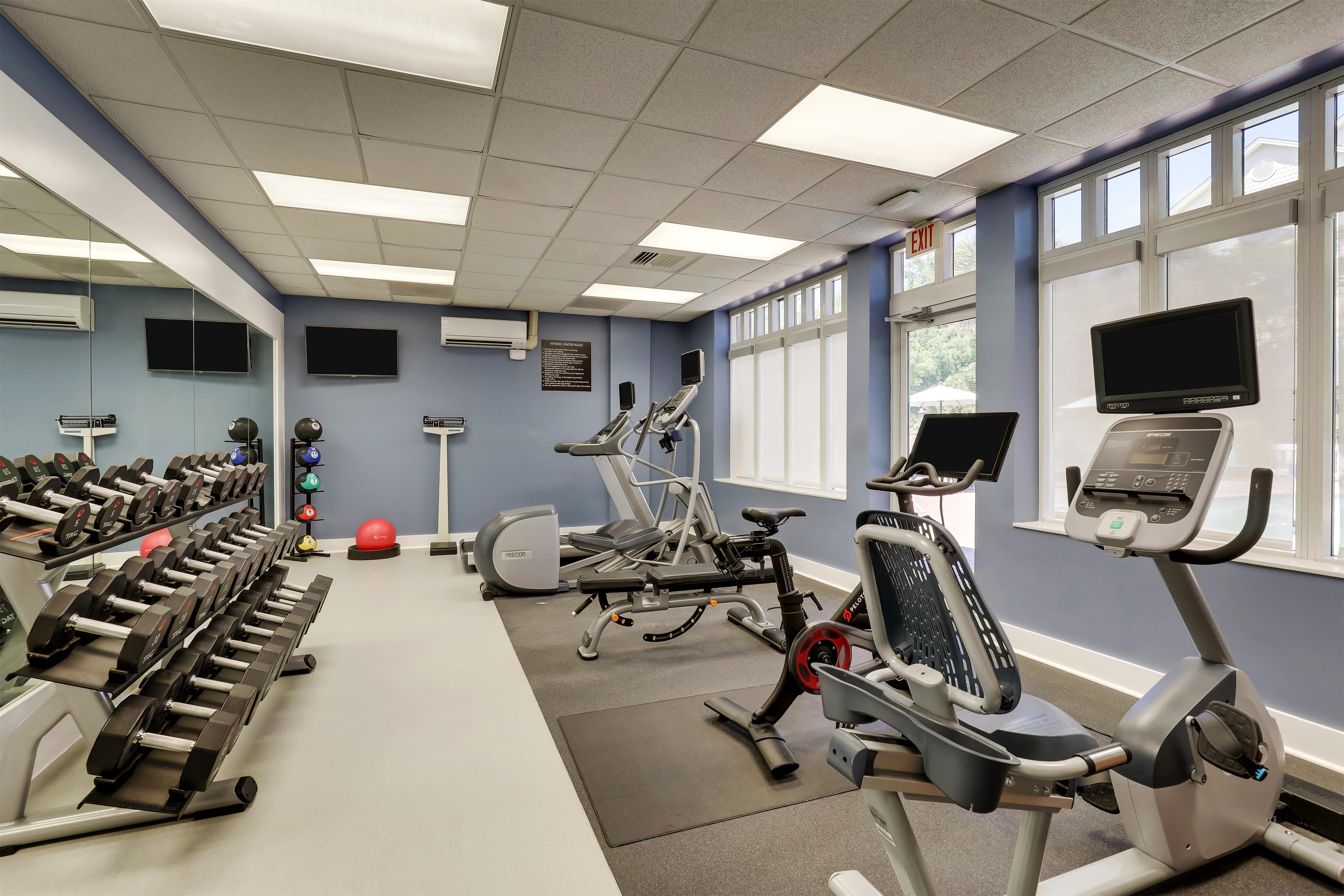 Health club fitness center gym | Homewood Suites by Hilton Charleston - Mt Pleasant