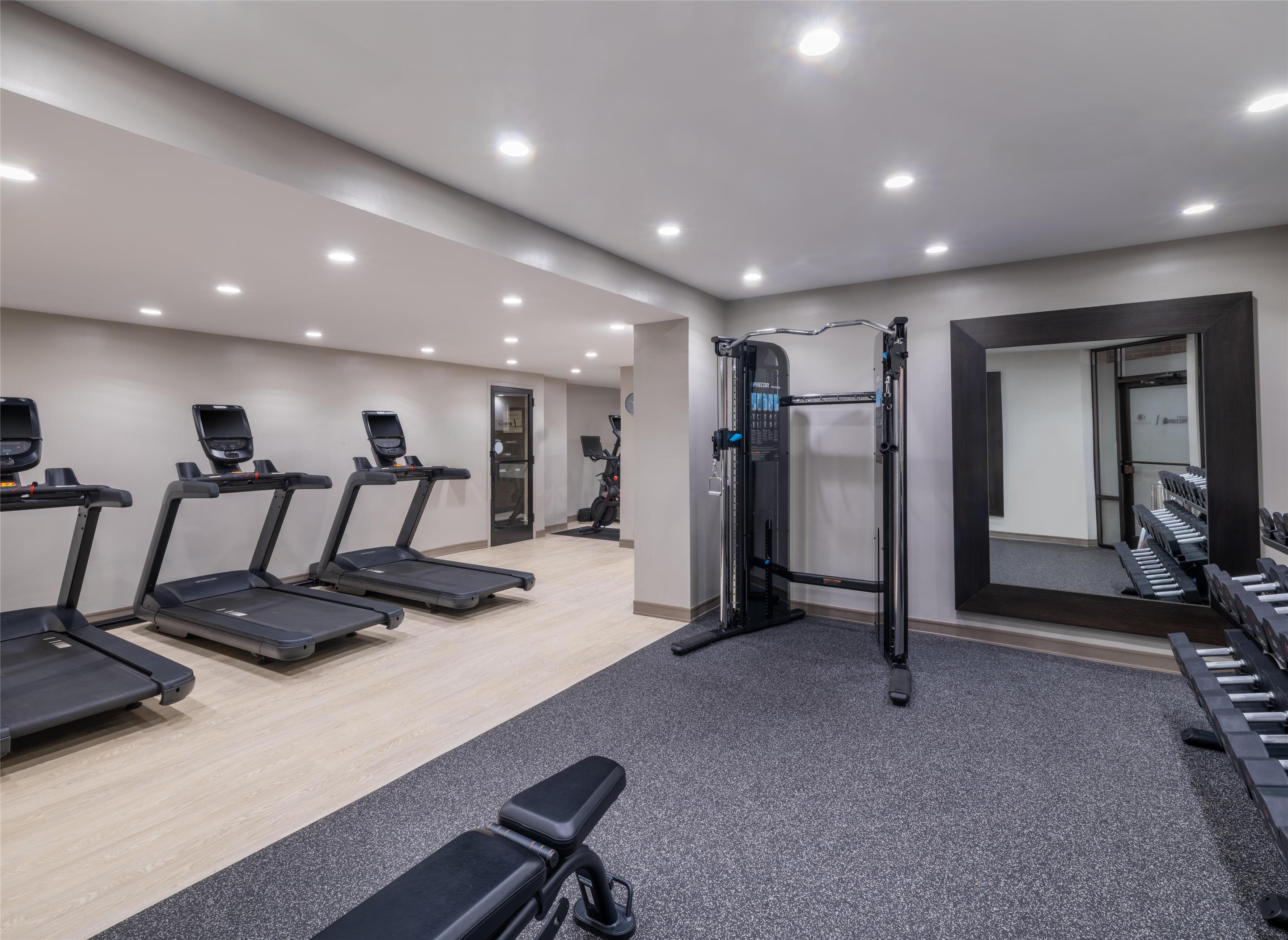 Health club fitness center gym