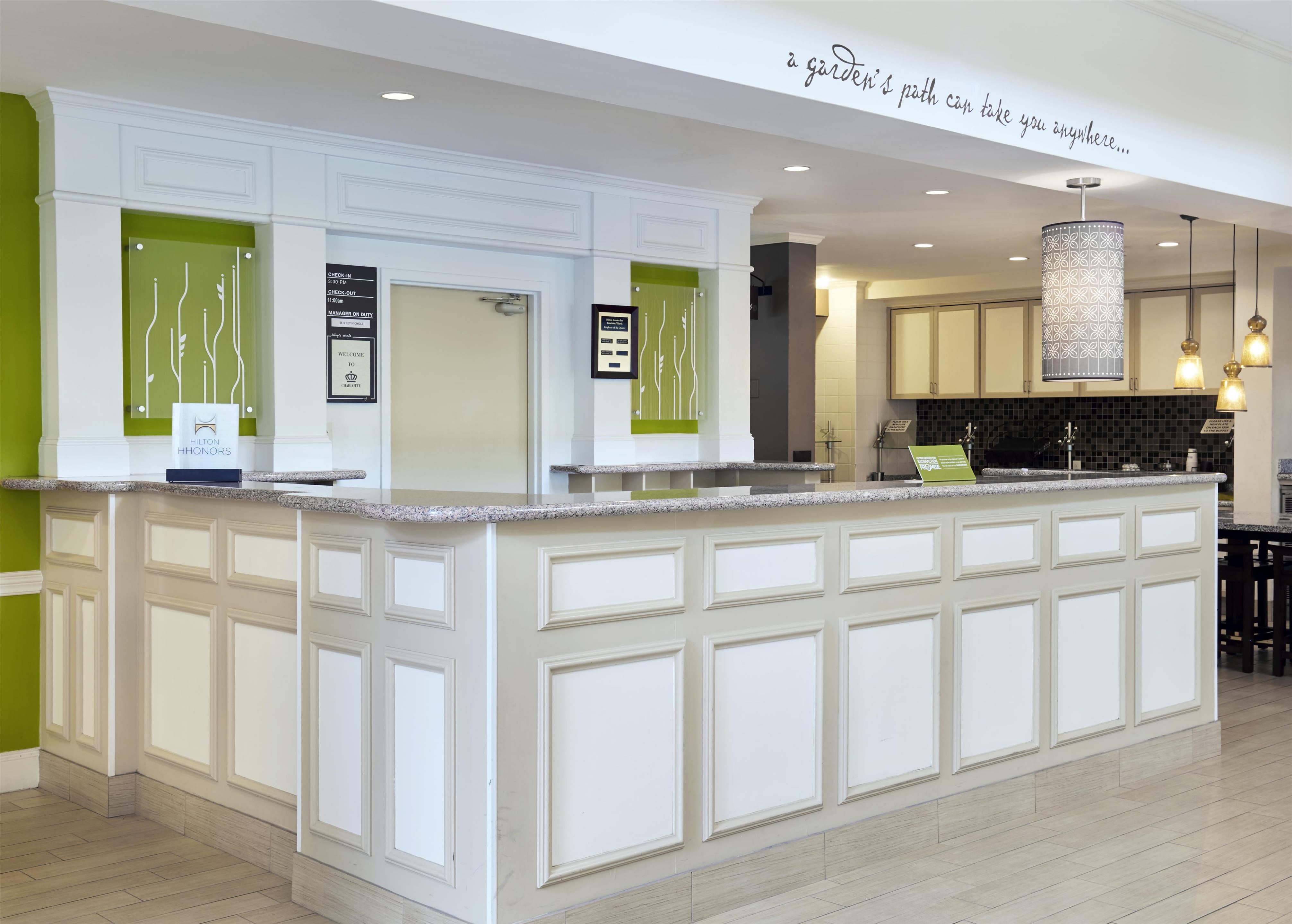 Reception | Hilton Garden Inn Charlotte North