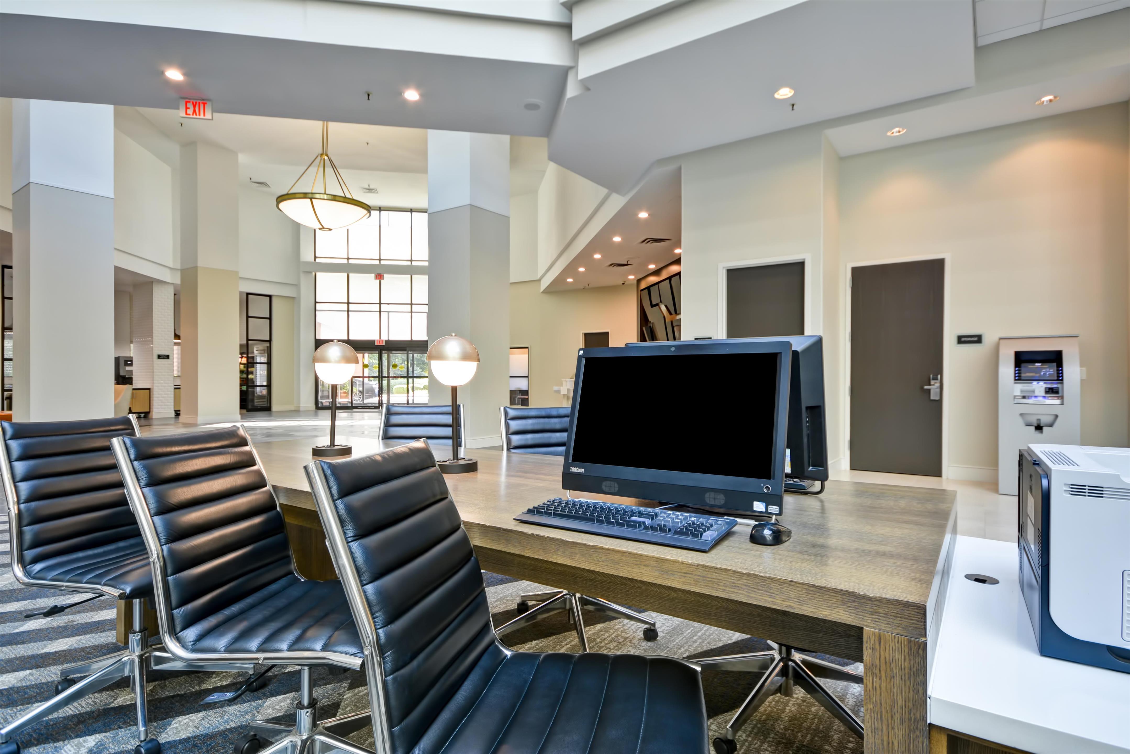 Business Center | Embassy Suites Hotel Charlotte