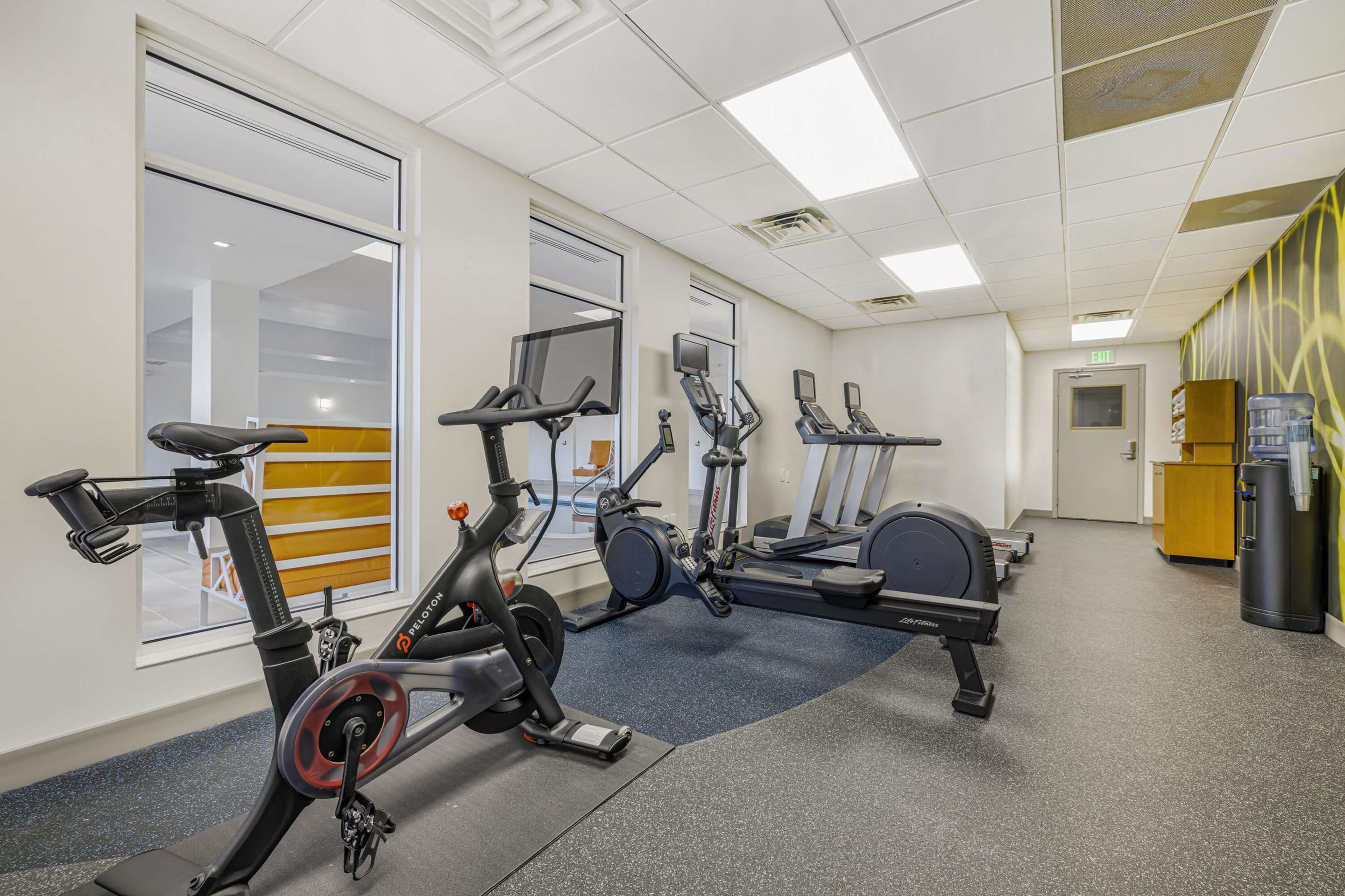 Health club fitness center gym