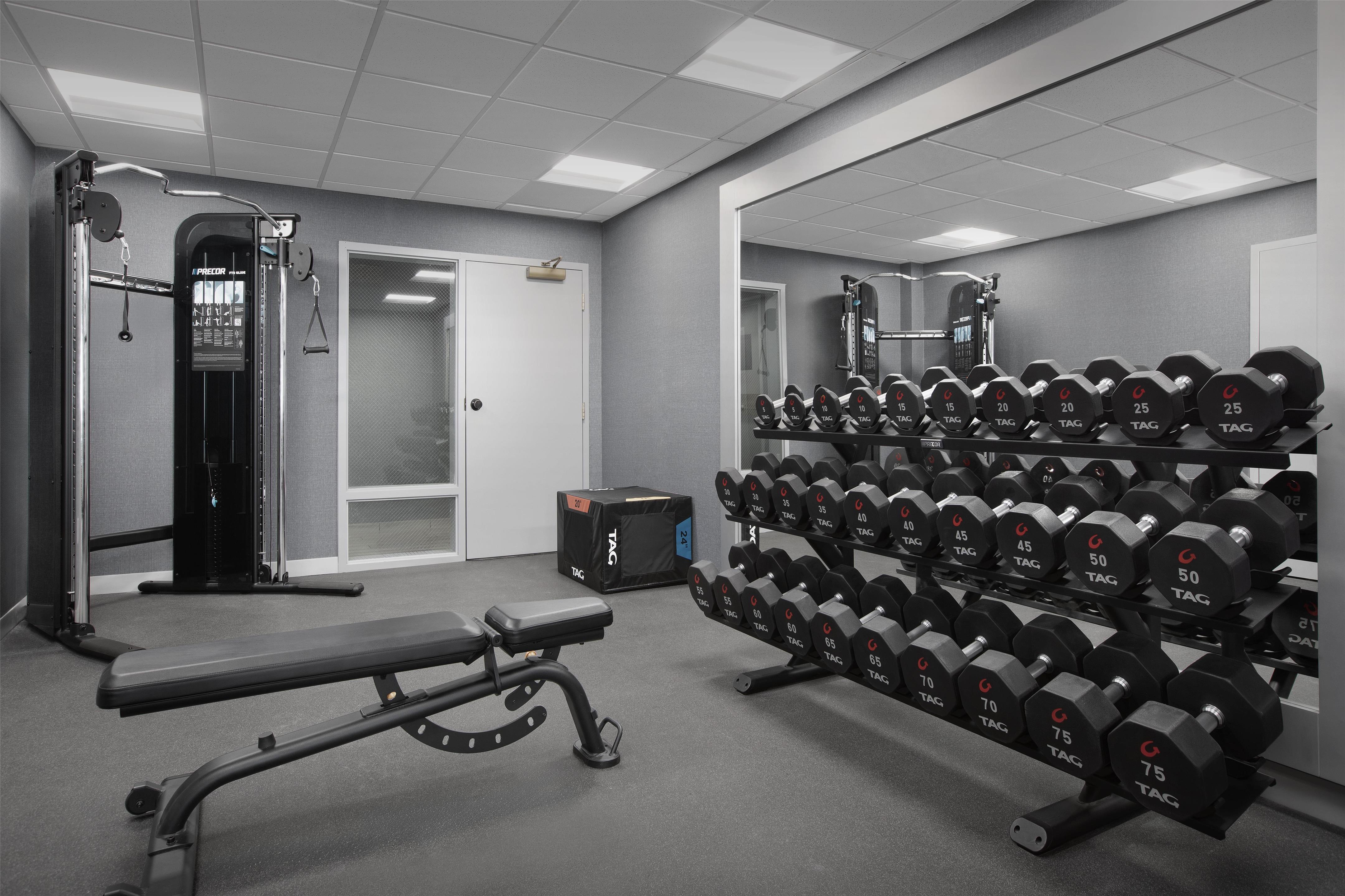 Health club fitness center gym | Homewood Suites by Hilton Colorado Springs-North