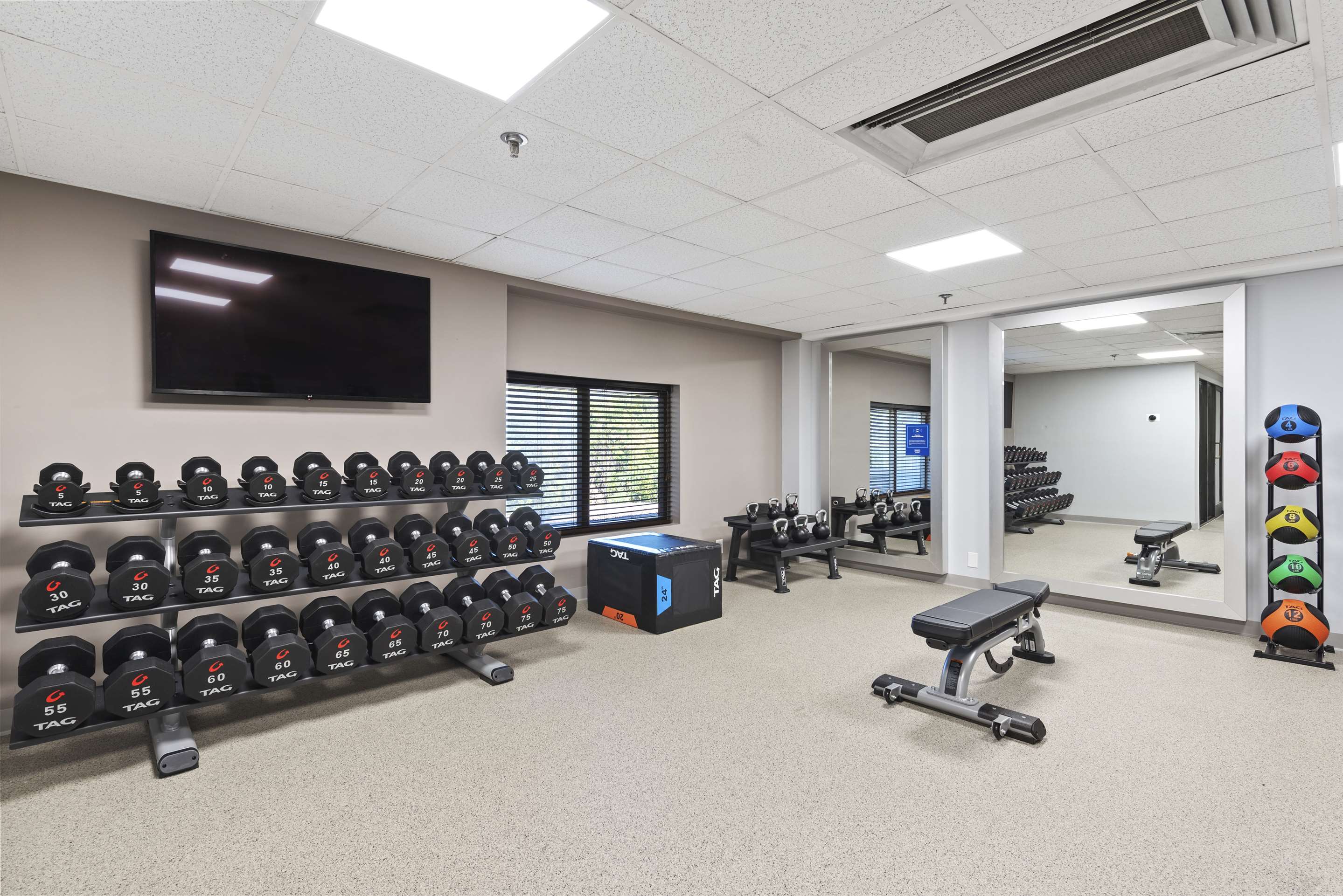Health club fitness center gym | DoubleTree by Hilton Columbus