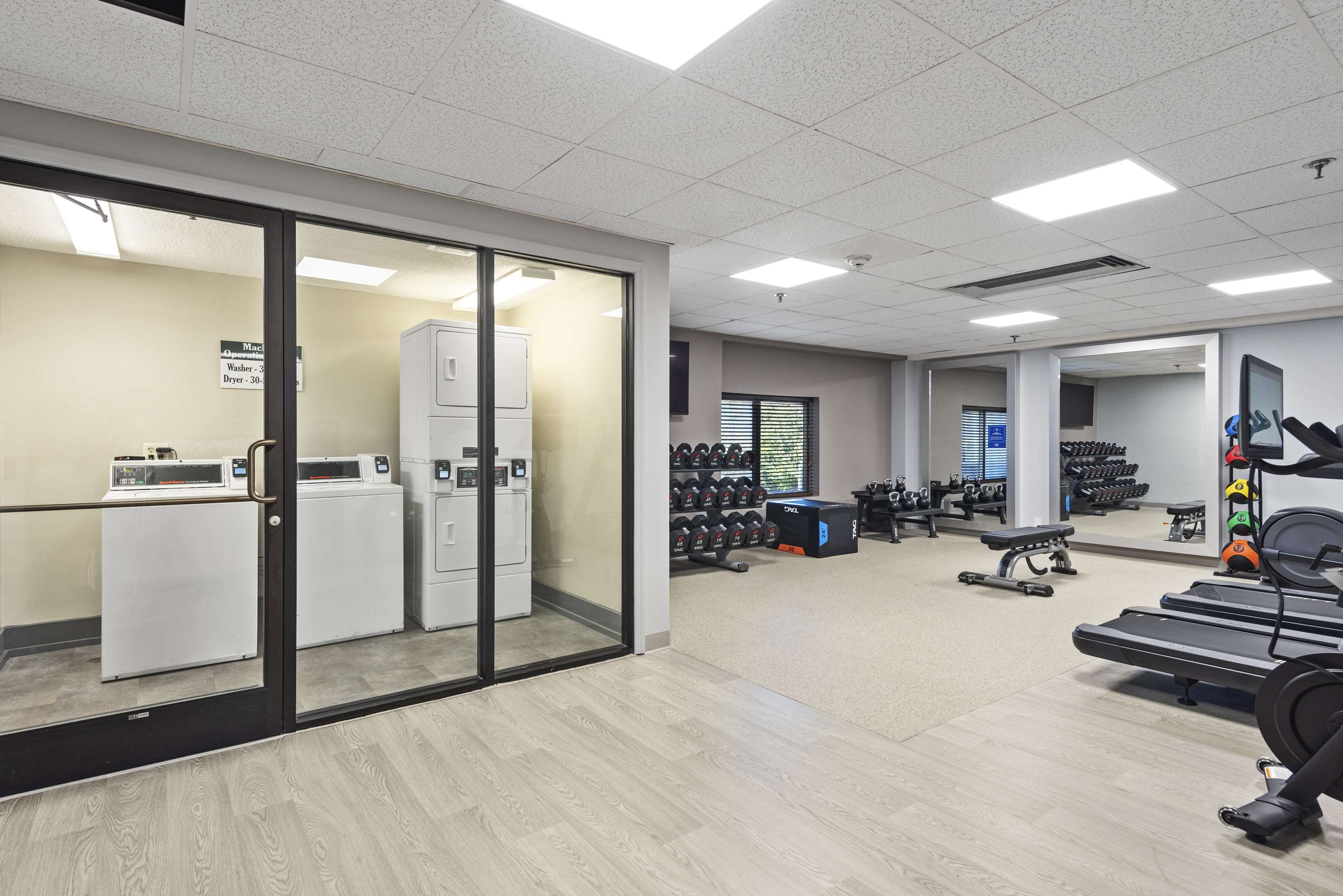 Health club fitness center gym | DoubleTree by Hilton Columbus