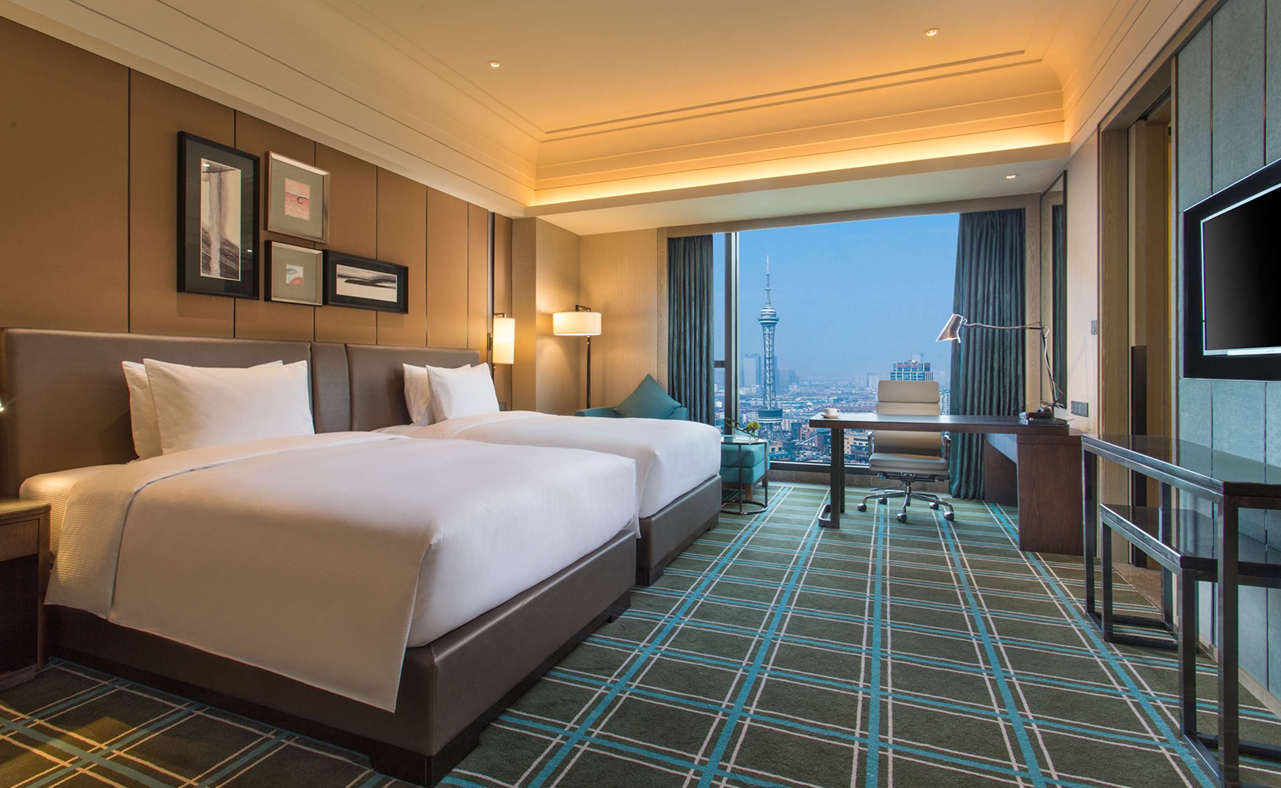 Hilton Changzhou Room Type - TWIN GUEST ROOM