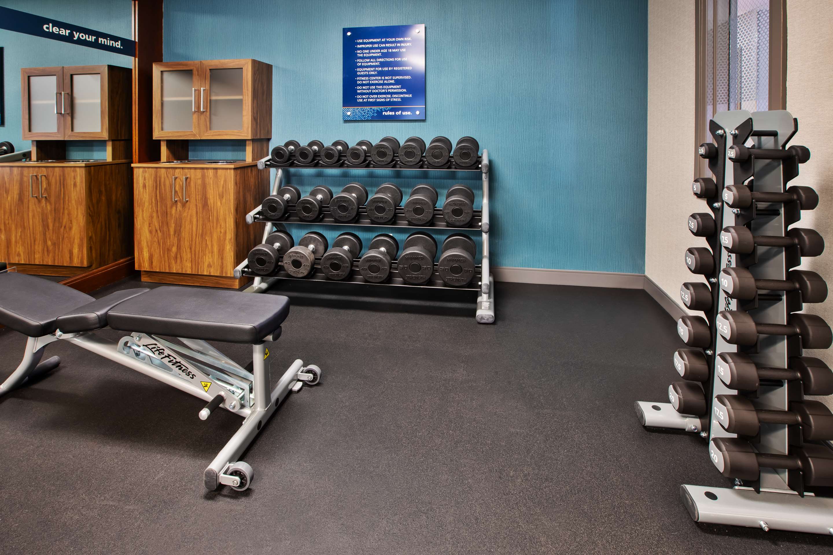 Health club fitness center gym