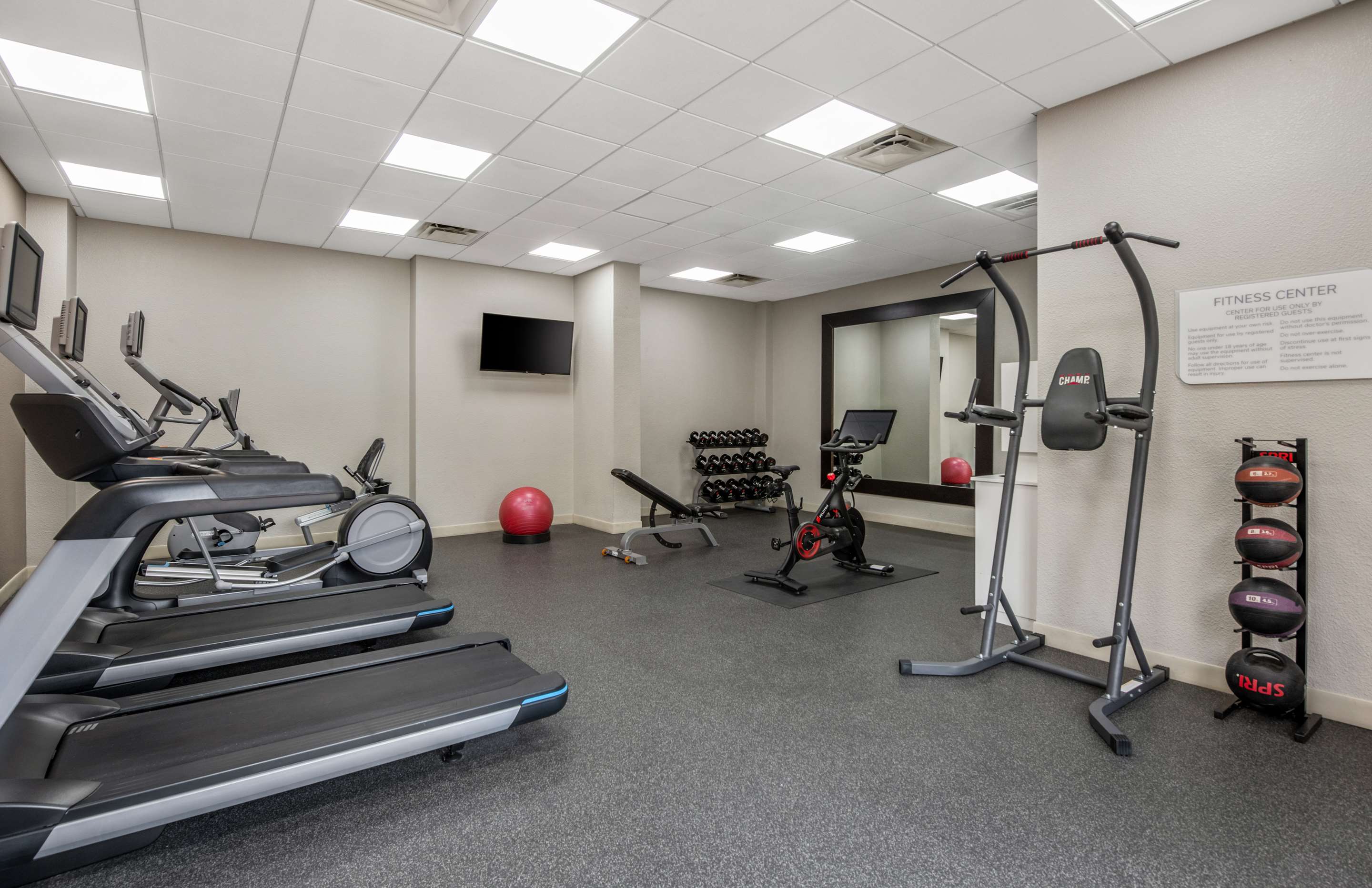 Health club fitness center gym