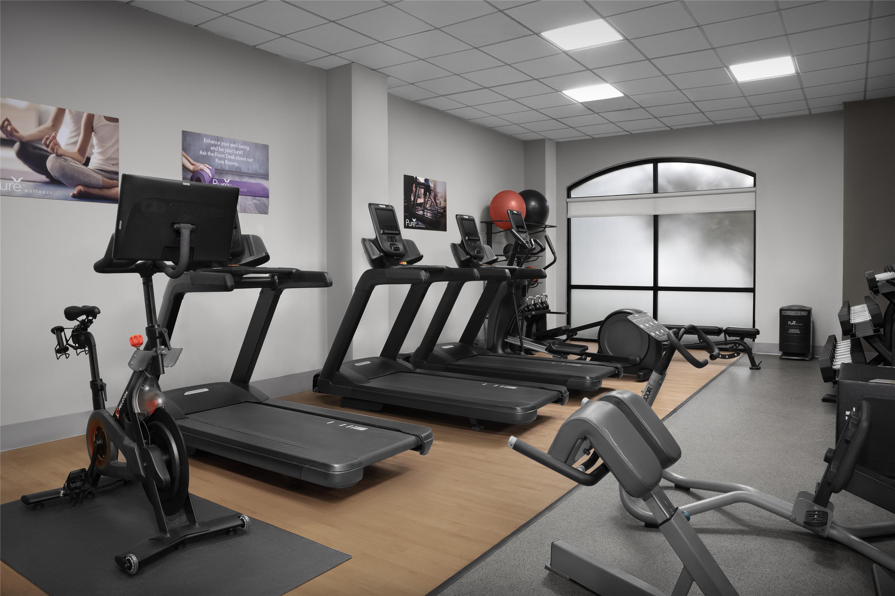 Health club fitness center gym | Embassy Suites by Hilton Dallas Near the Galleria