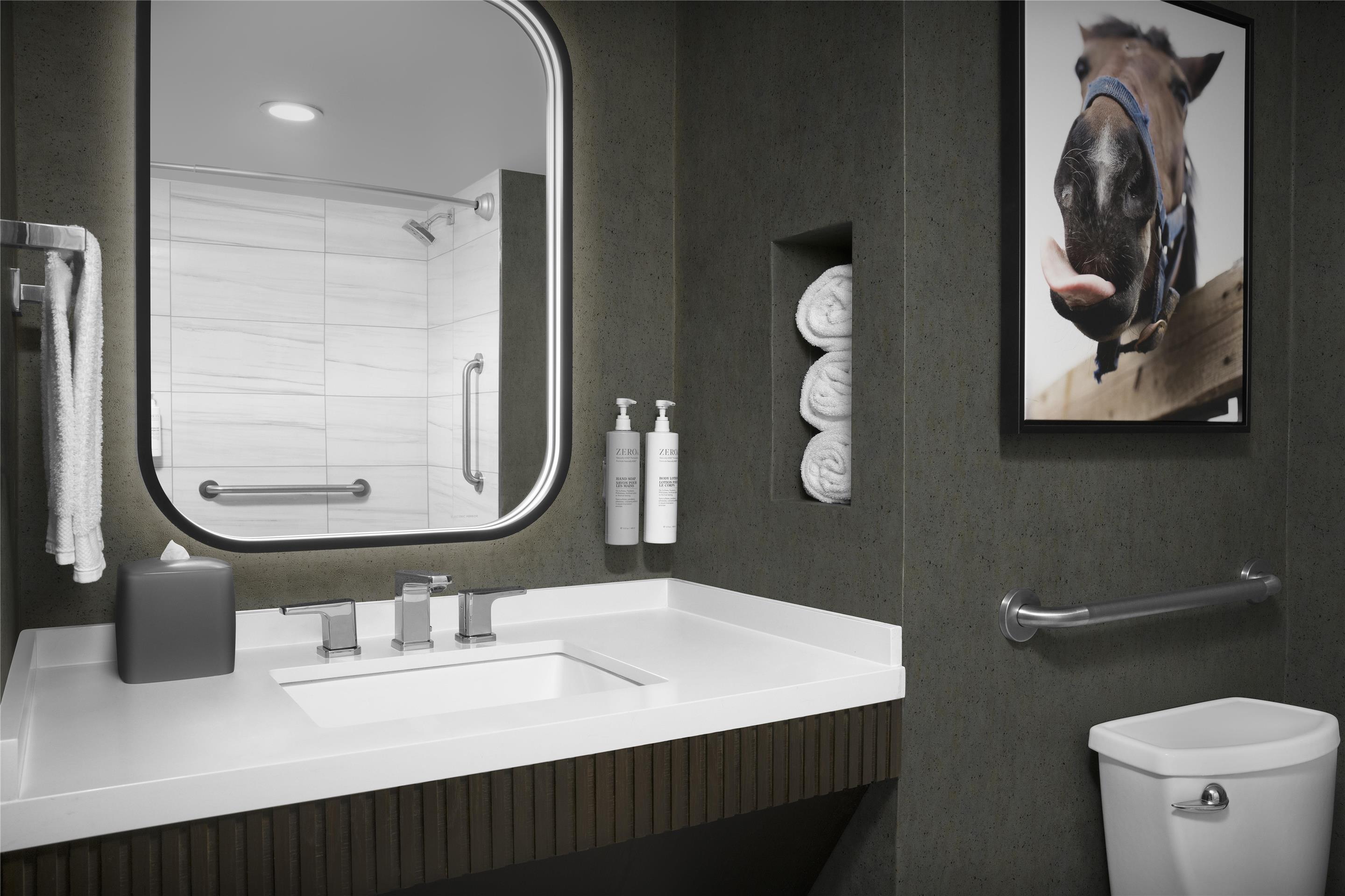 Guest room bath
