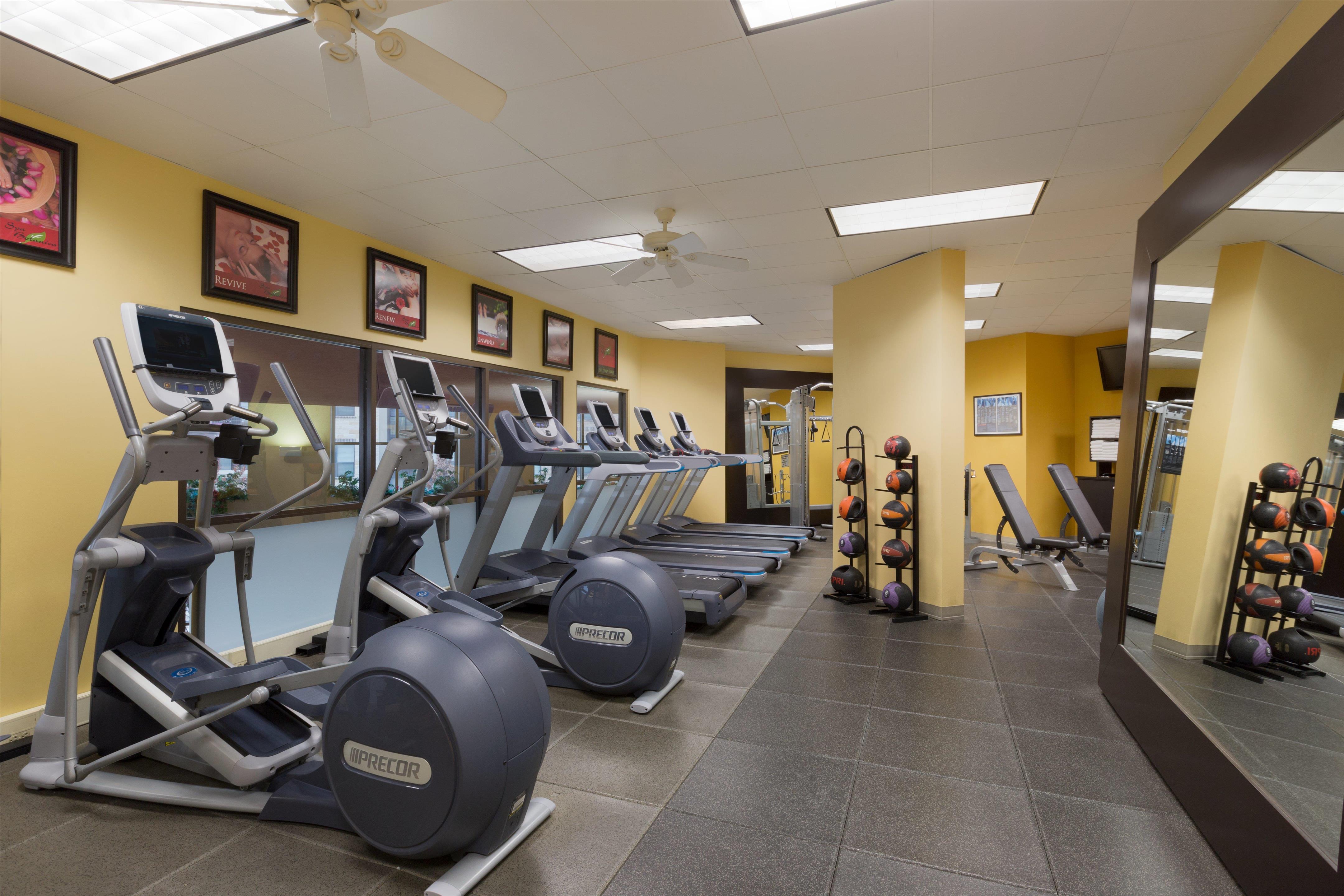 Health club fitness center gym