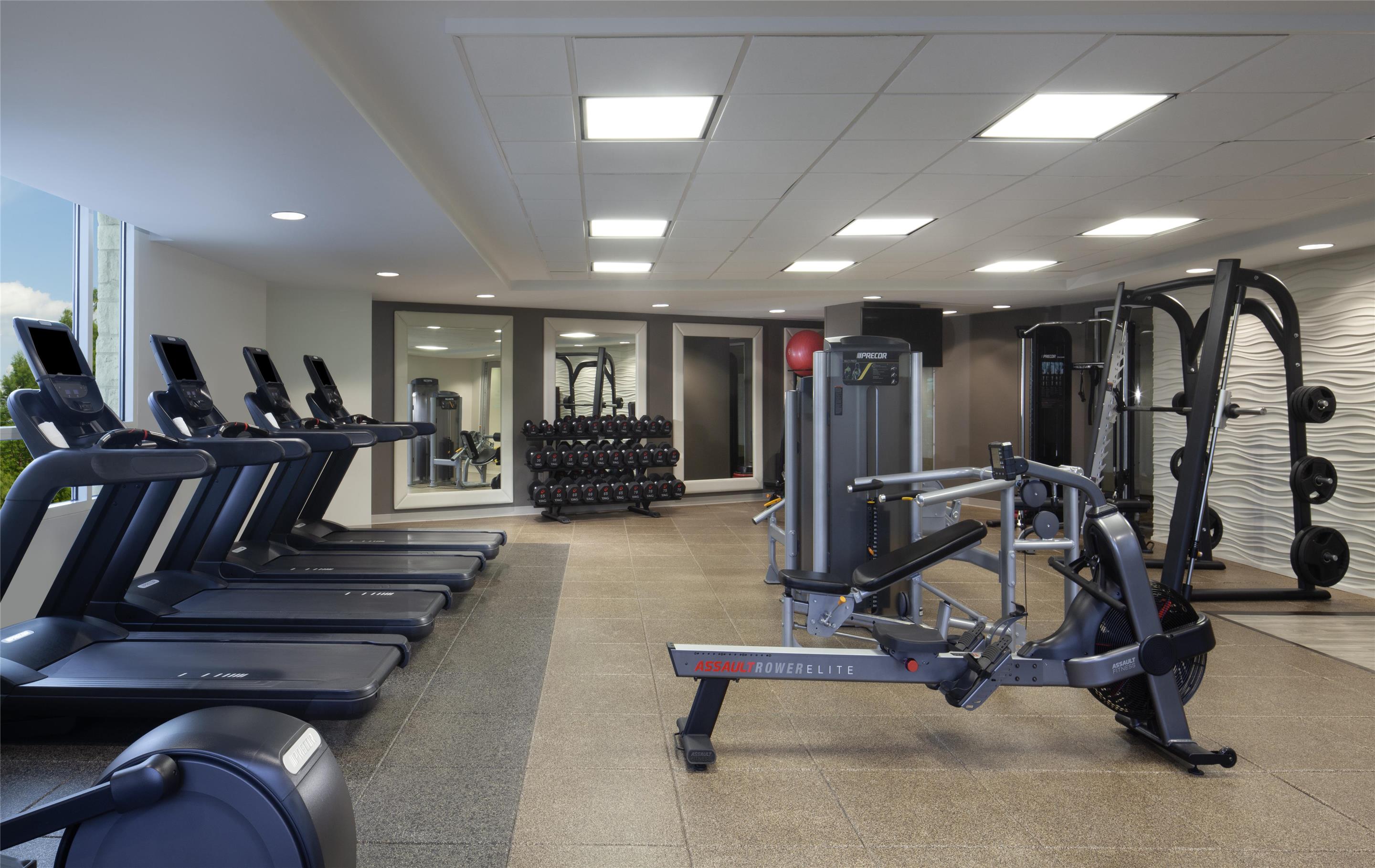 Health club fitness center gym | Hilton Dallas/Plano Granite Park
