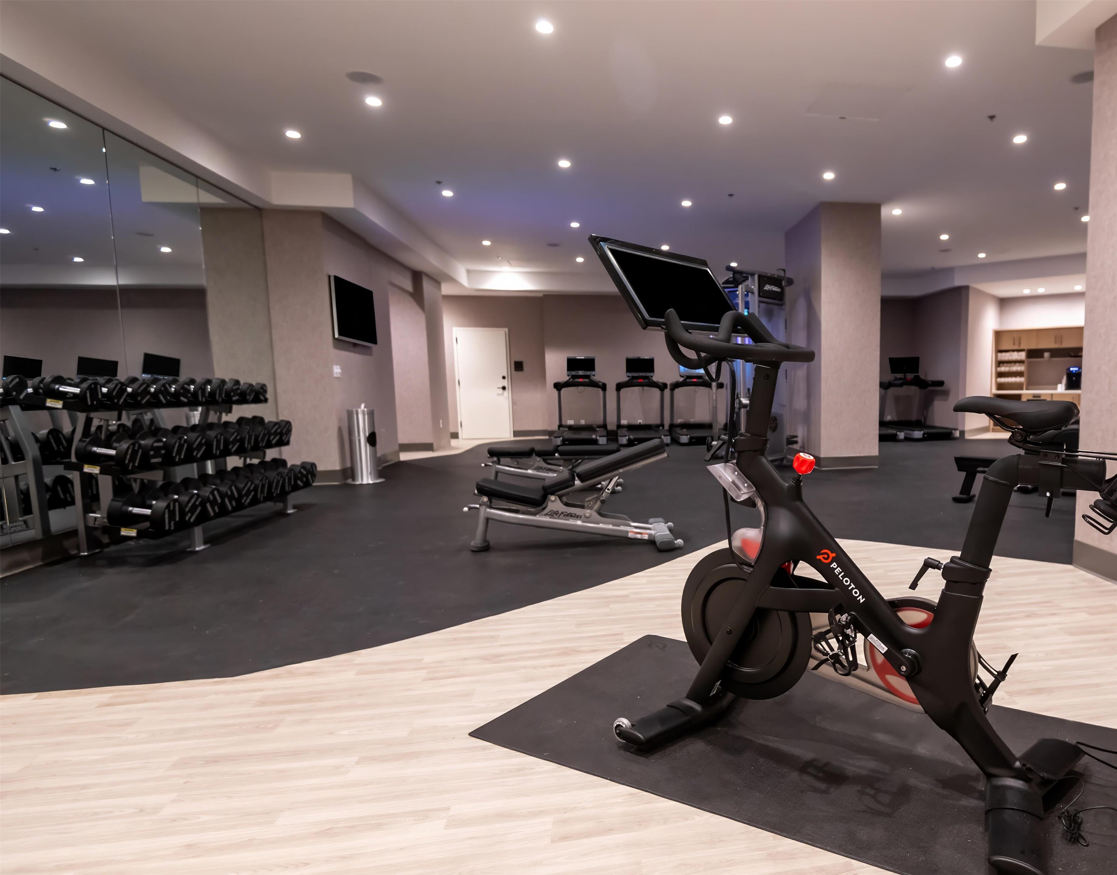 Health club fitness center gym | Hilton Arlington National Landing