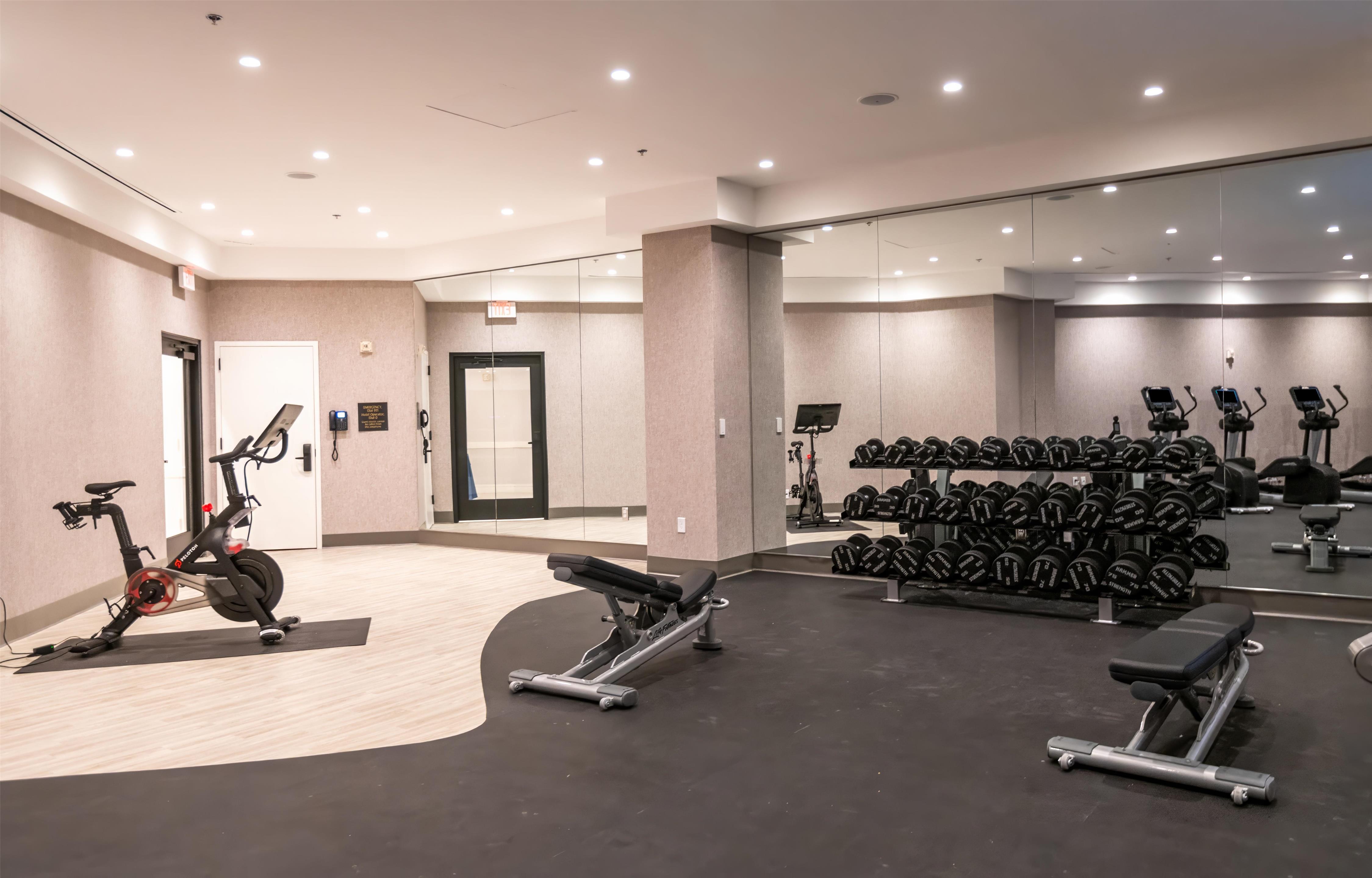 Health club fitness center gym | Hilton Arlington National Landing