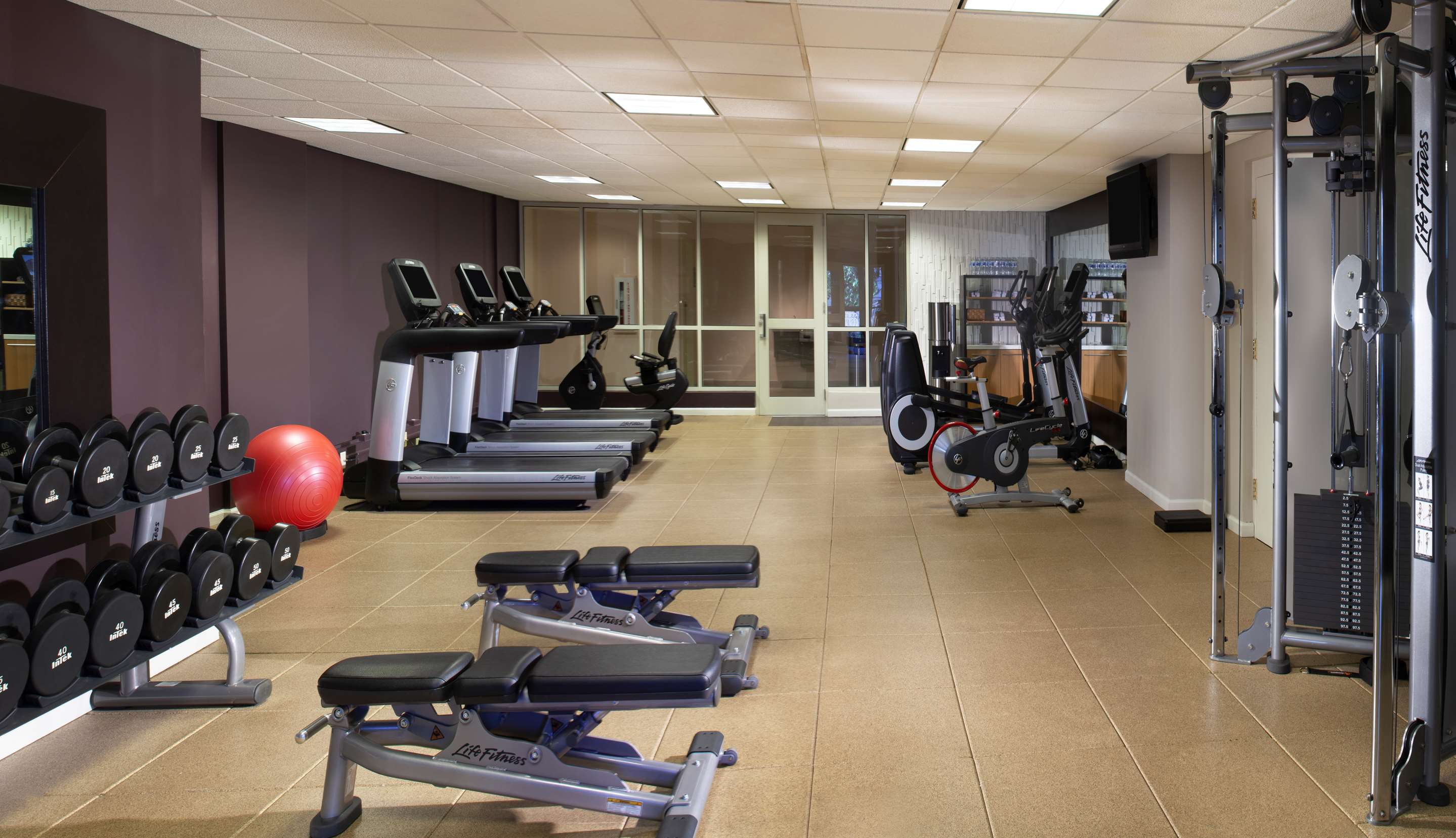 Health club fitness center gym | Hilton Alexandria Old Town