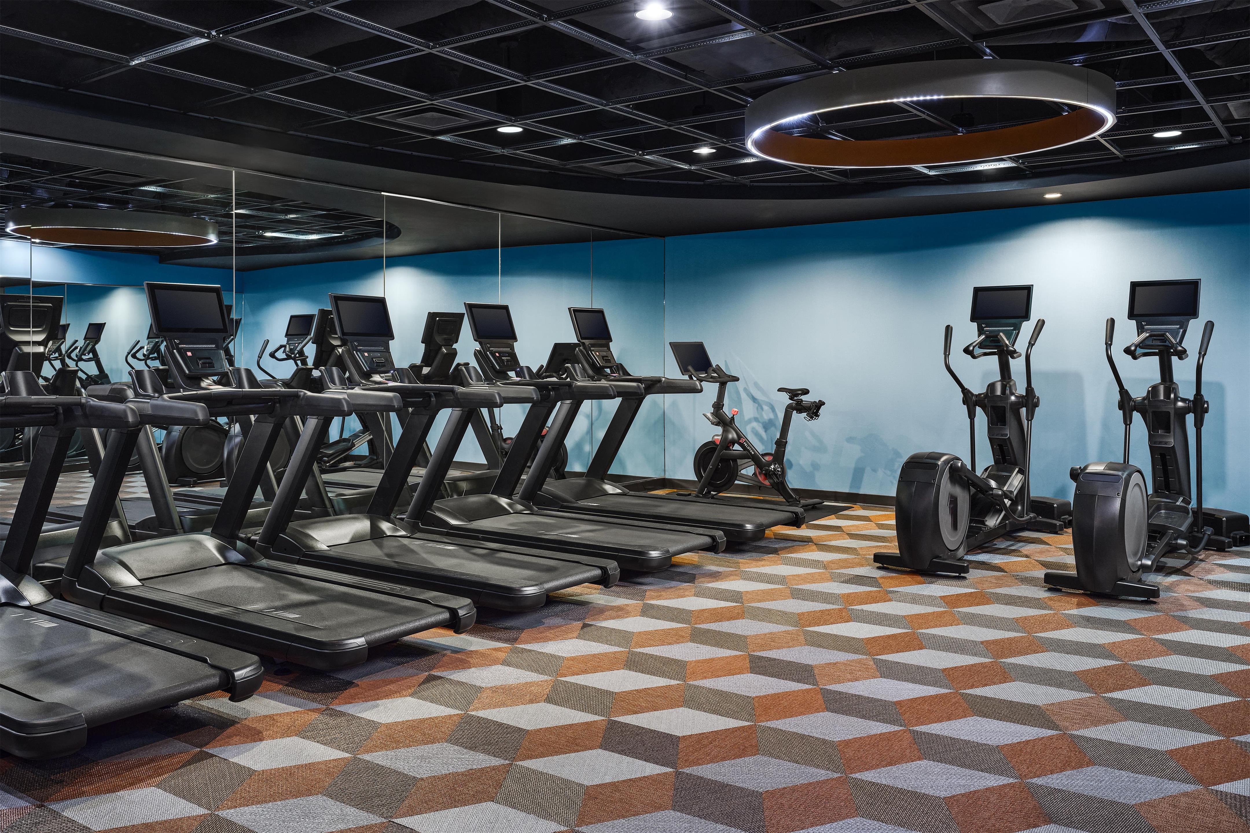 Health club fitness center gym | the Curtis Denver - a DoubleTree by Hilton Hotel