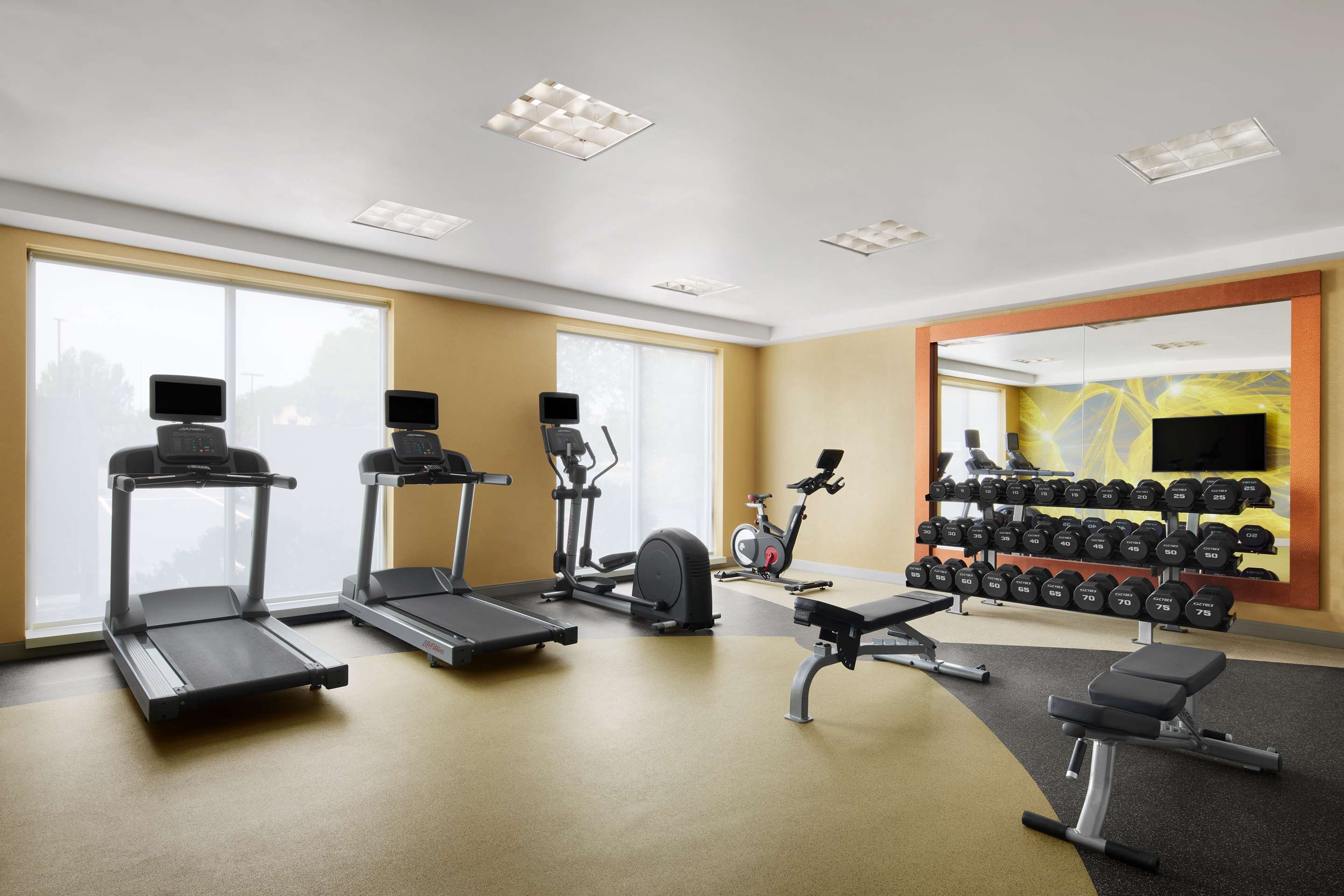 Health club fitness center gym | Hilton Garden Inn Denver South Park Meadows Area