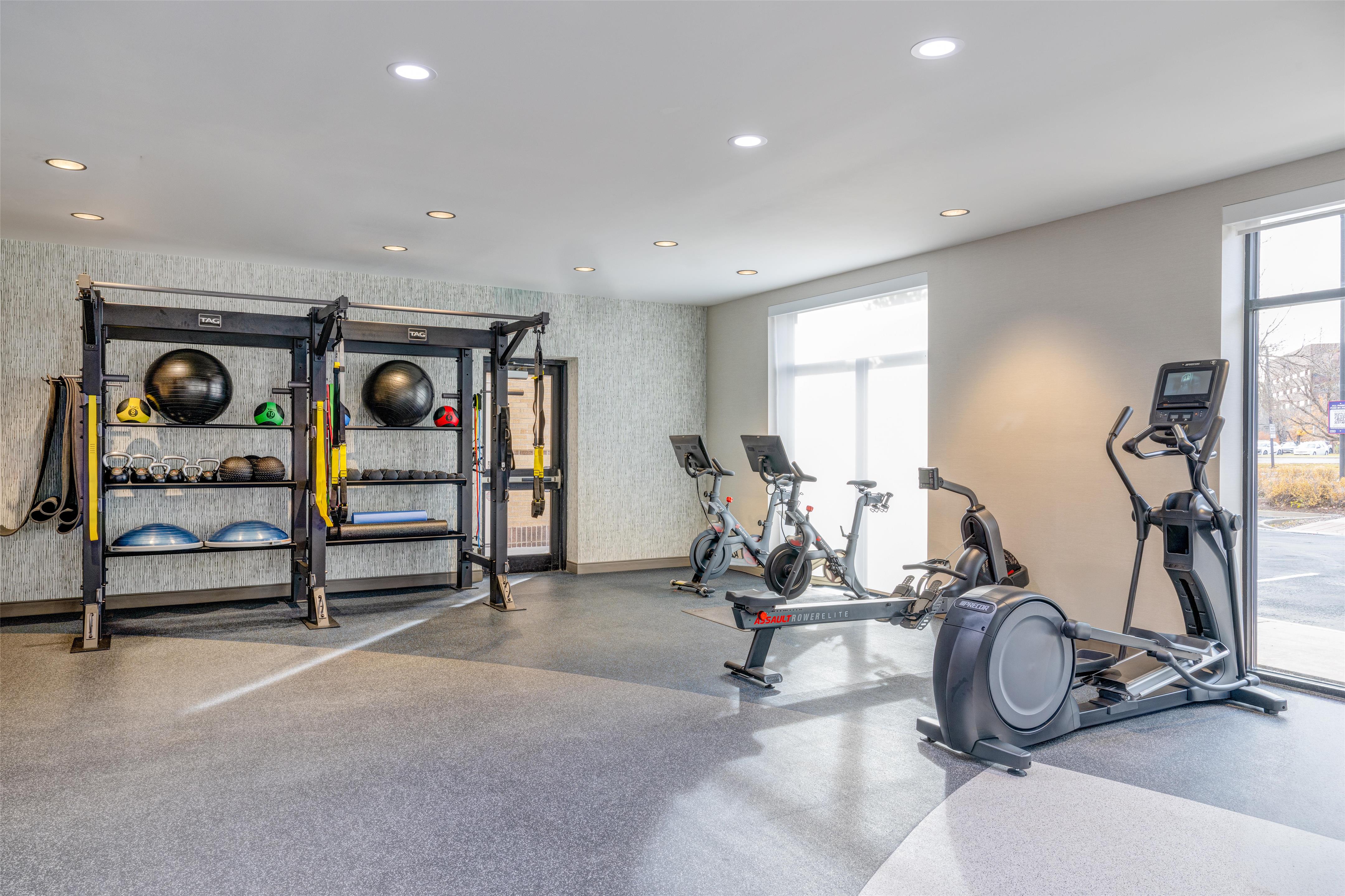 Health club fitness center gym | Hilton Garden Inn Denver Tech Center
