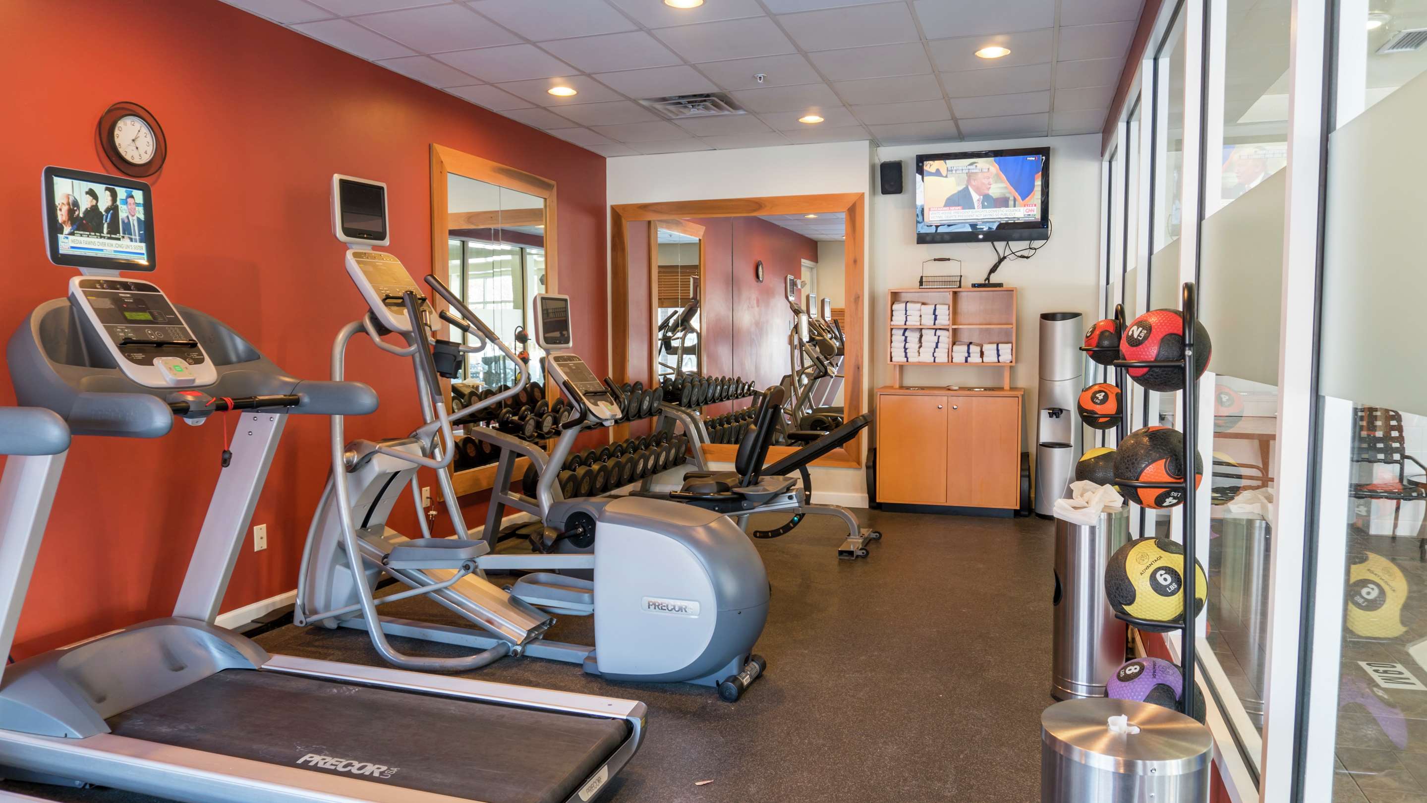 Health club fitness center gym | Hilton Garden Inn Plymouth