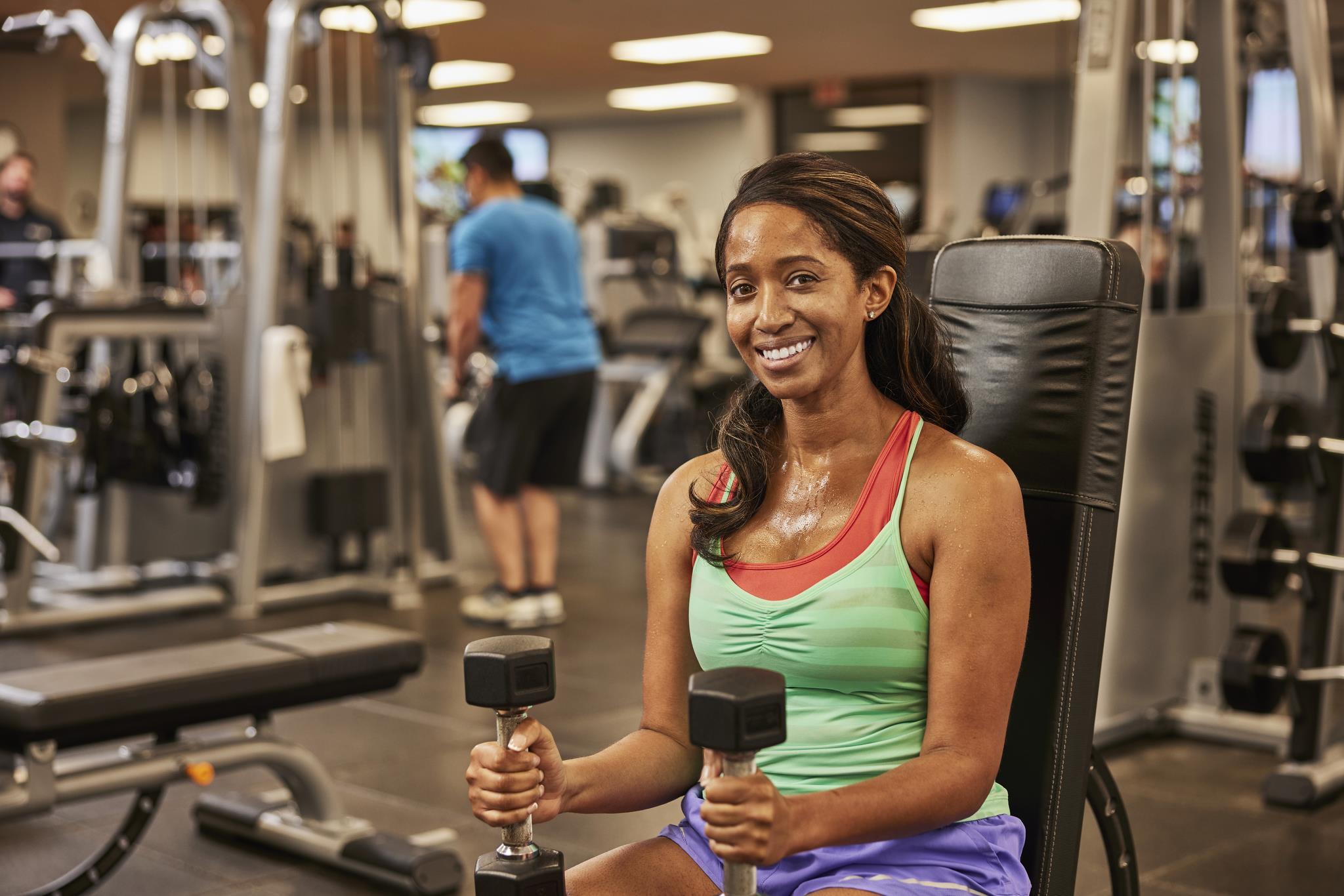 Health club fitness center gym | Hilton Anatole