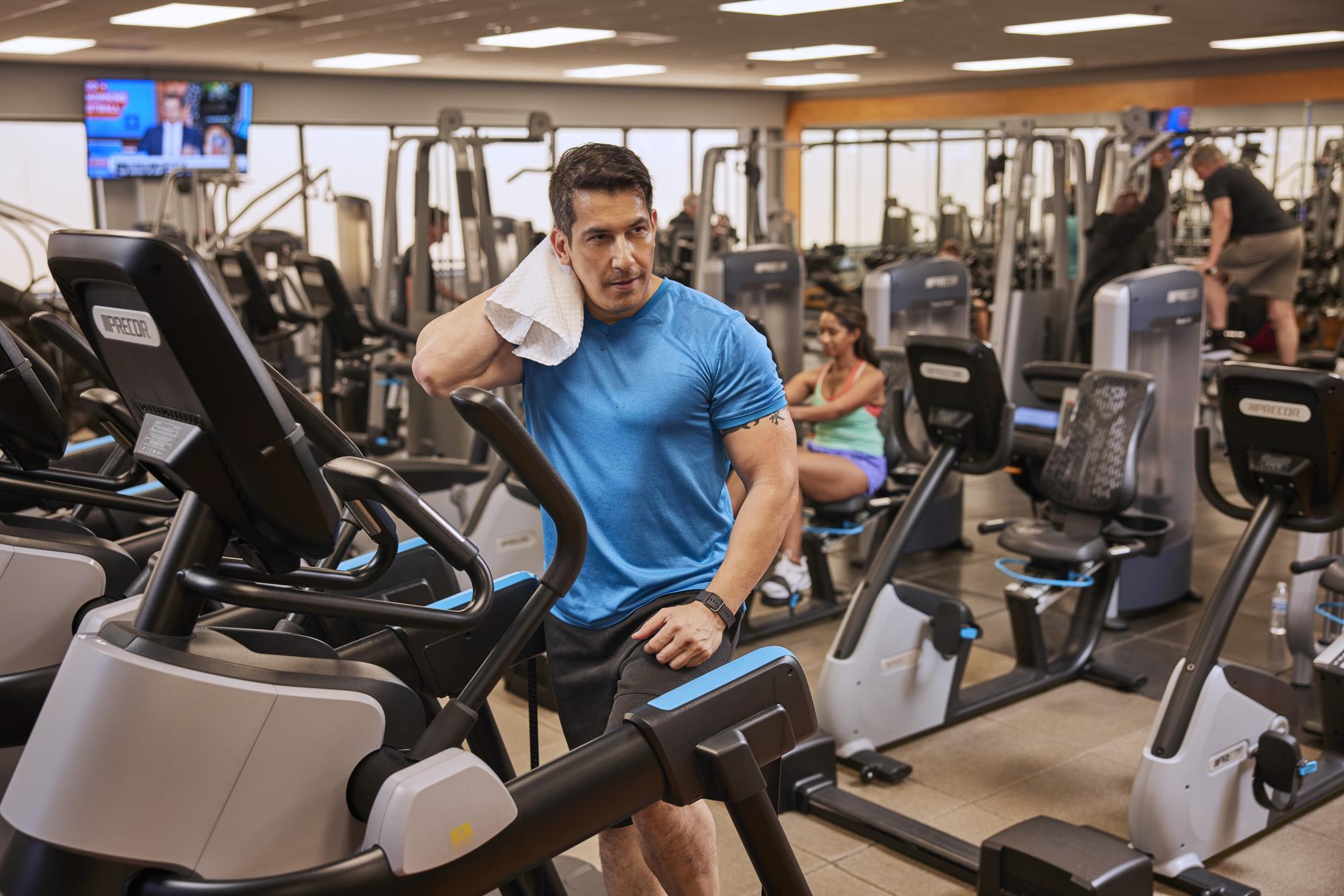 Health club fitness center gym | Hilton Anatole