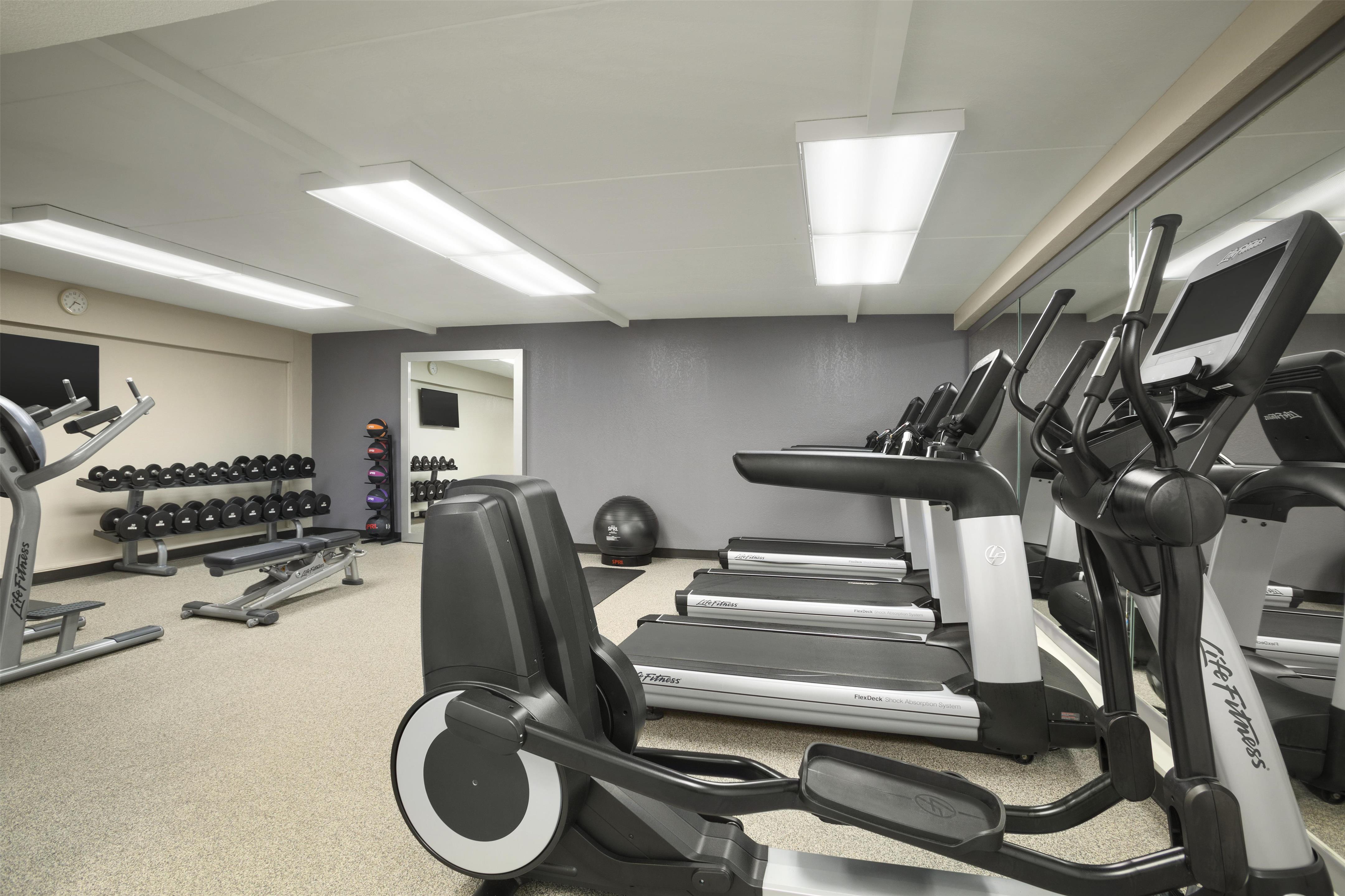 Health club fitness center gym | DoubleTree by Hilton Dallas - DFW Airport North