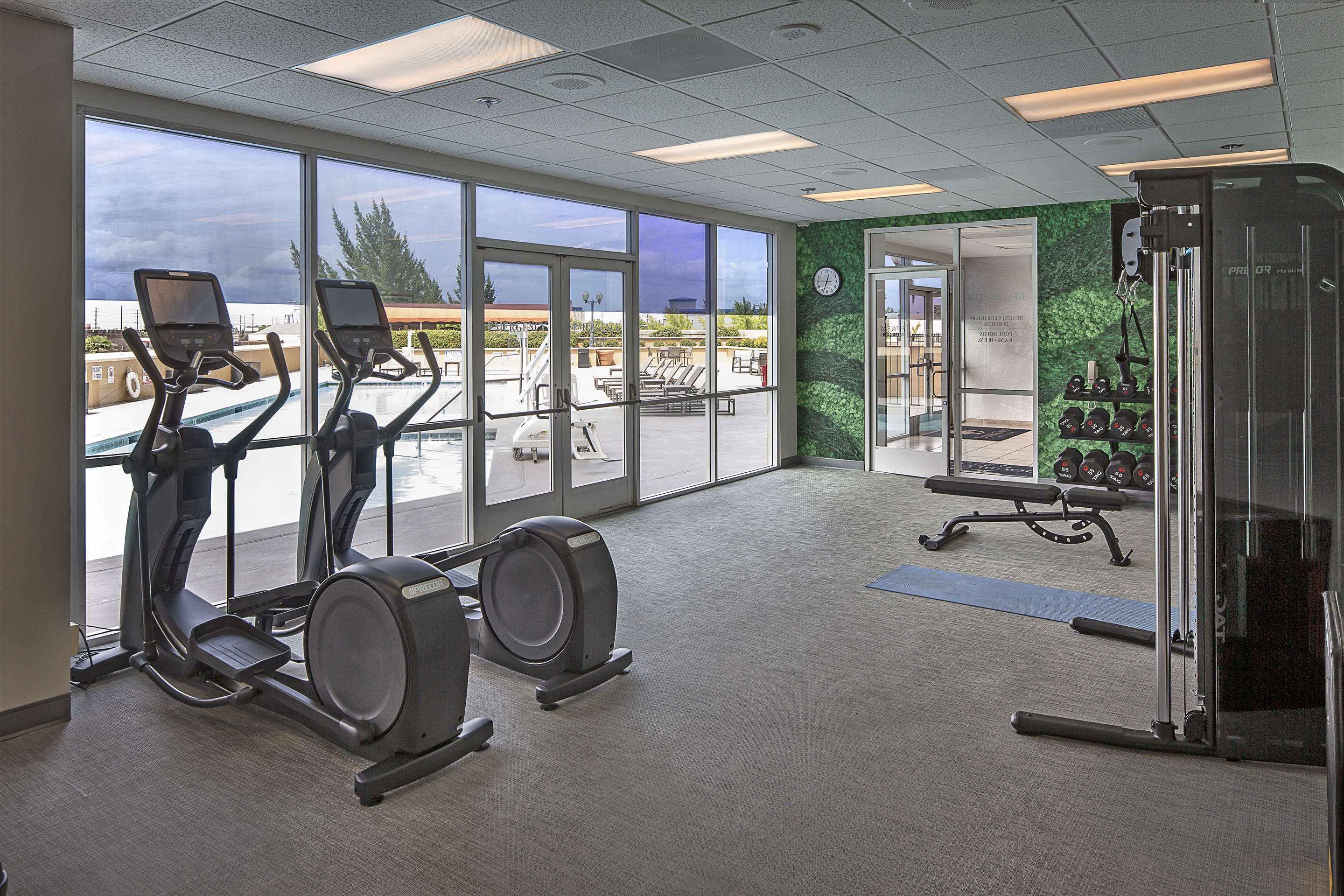 Health club fitness center gym