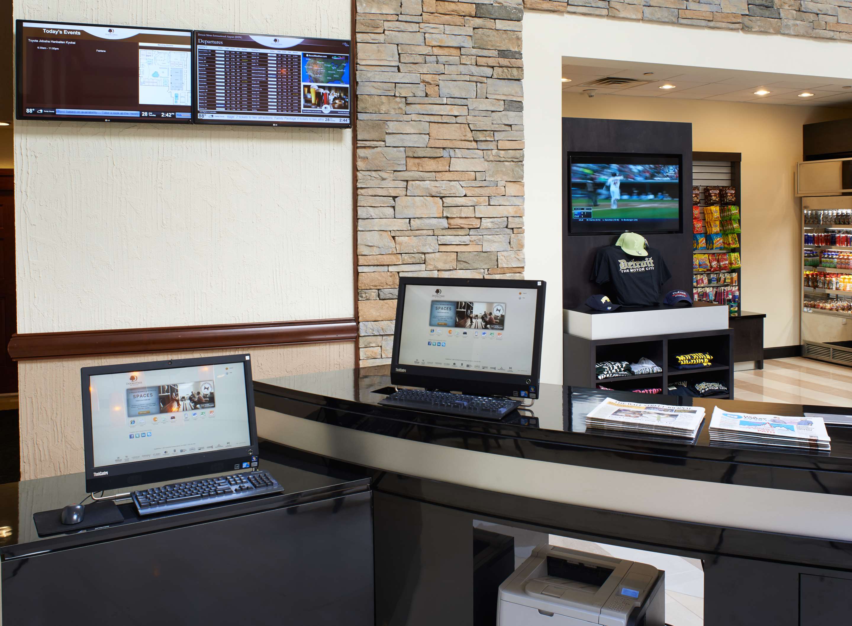 Business Center | DoubleTree by Hilton Dearborn