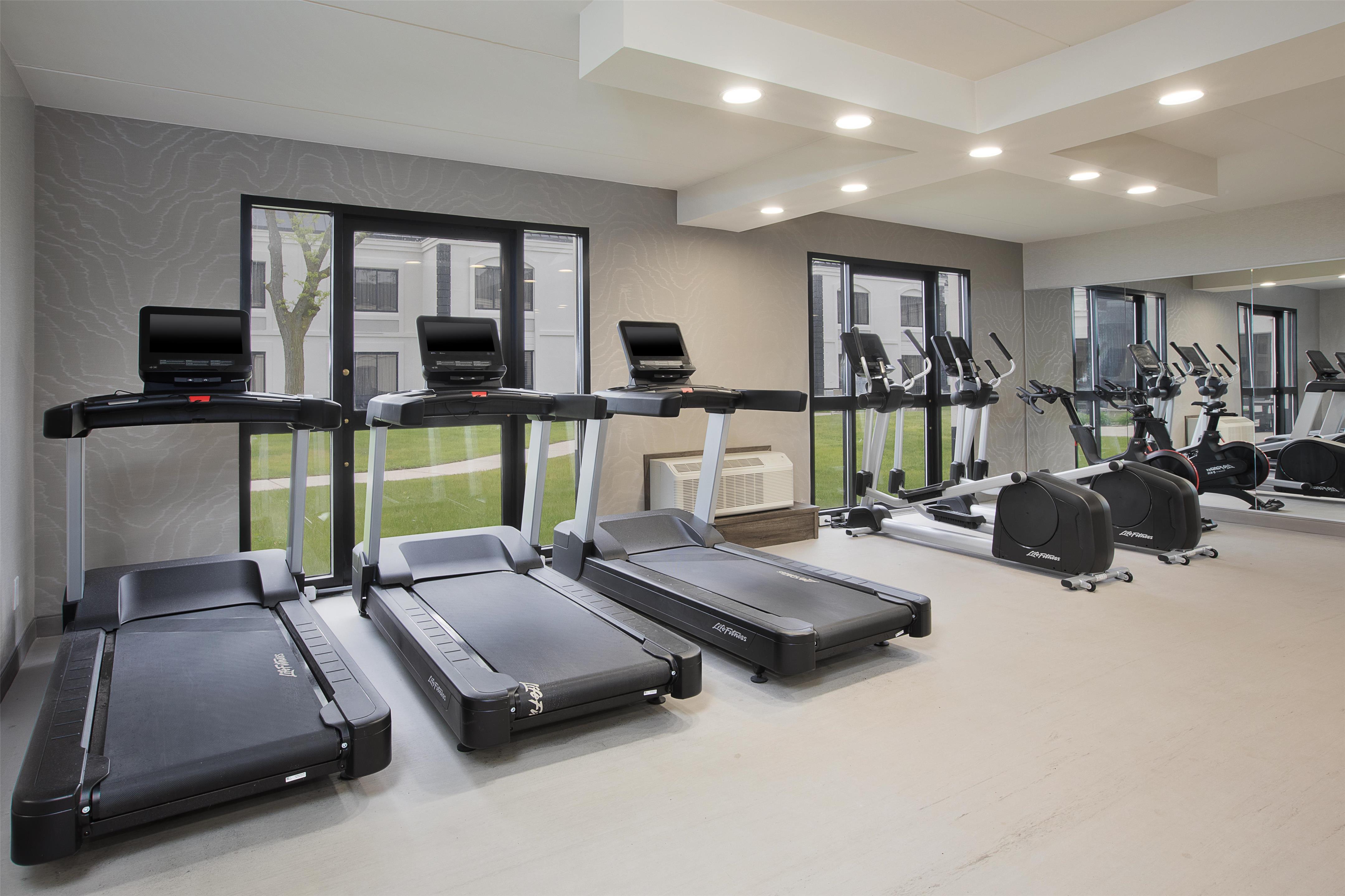 Health club fitness center gym | DoubleTree by Hilton Hotel Detroit - Novi
