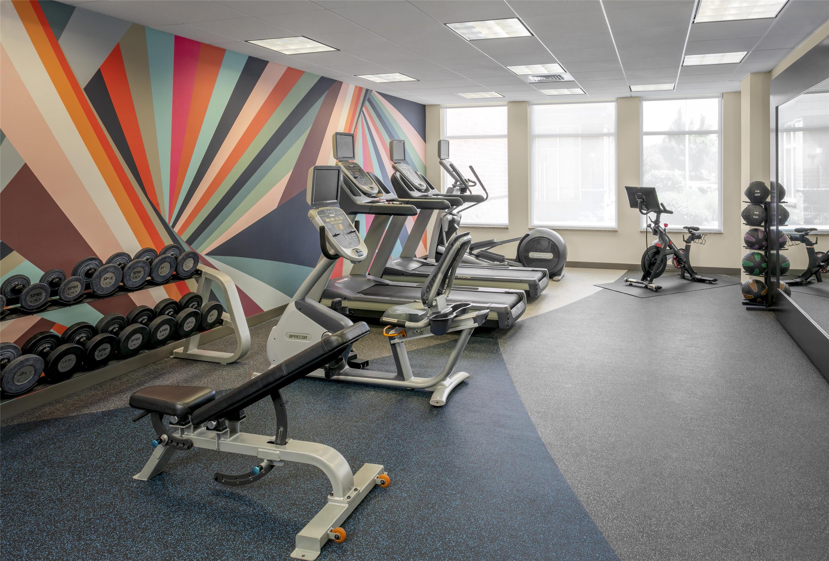 Health club fitness center gym | Hilton Garden Inn Eugene/Springfield