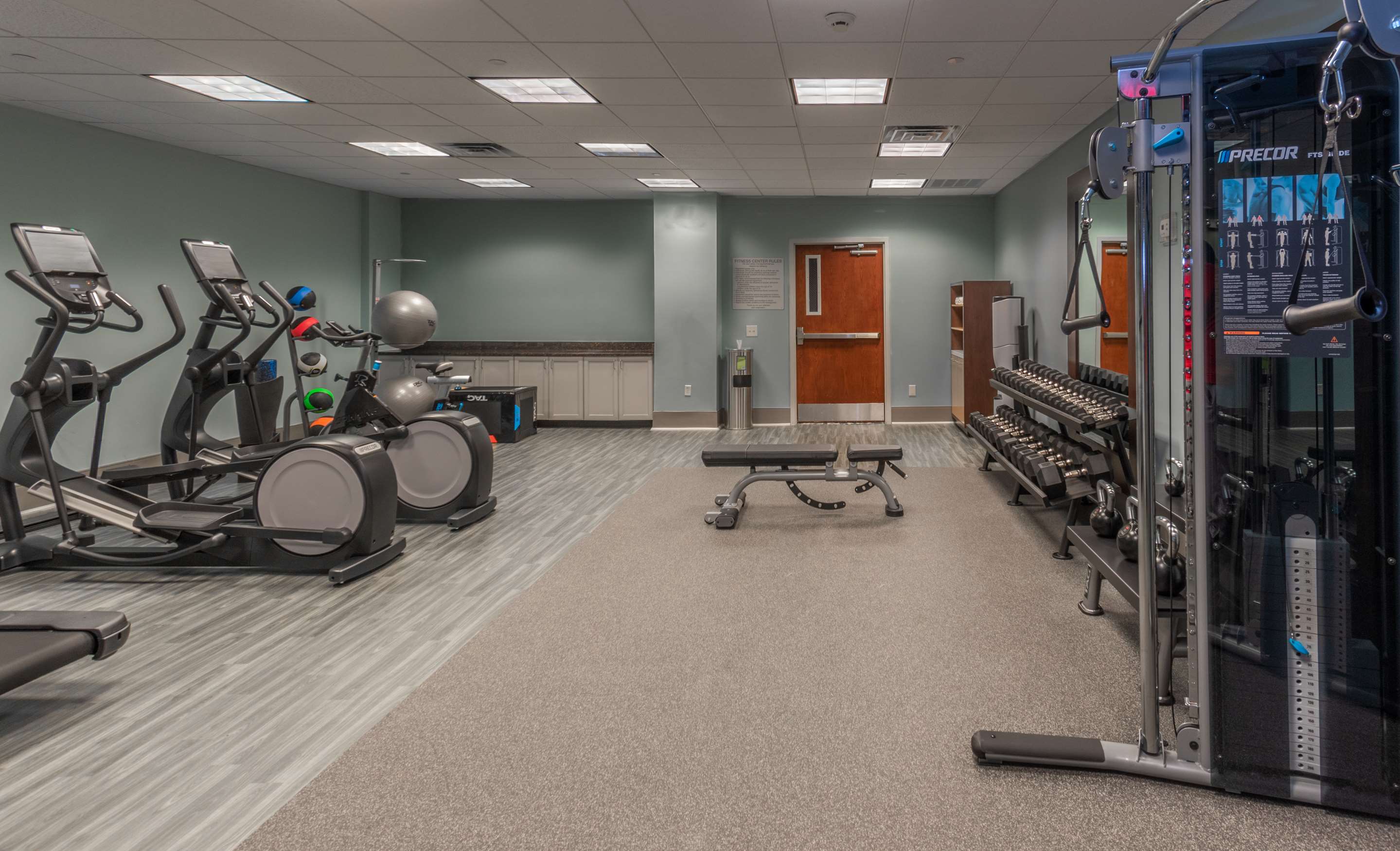 Health club fitness center gym