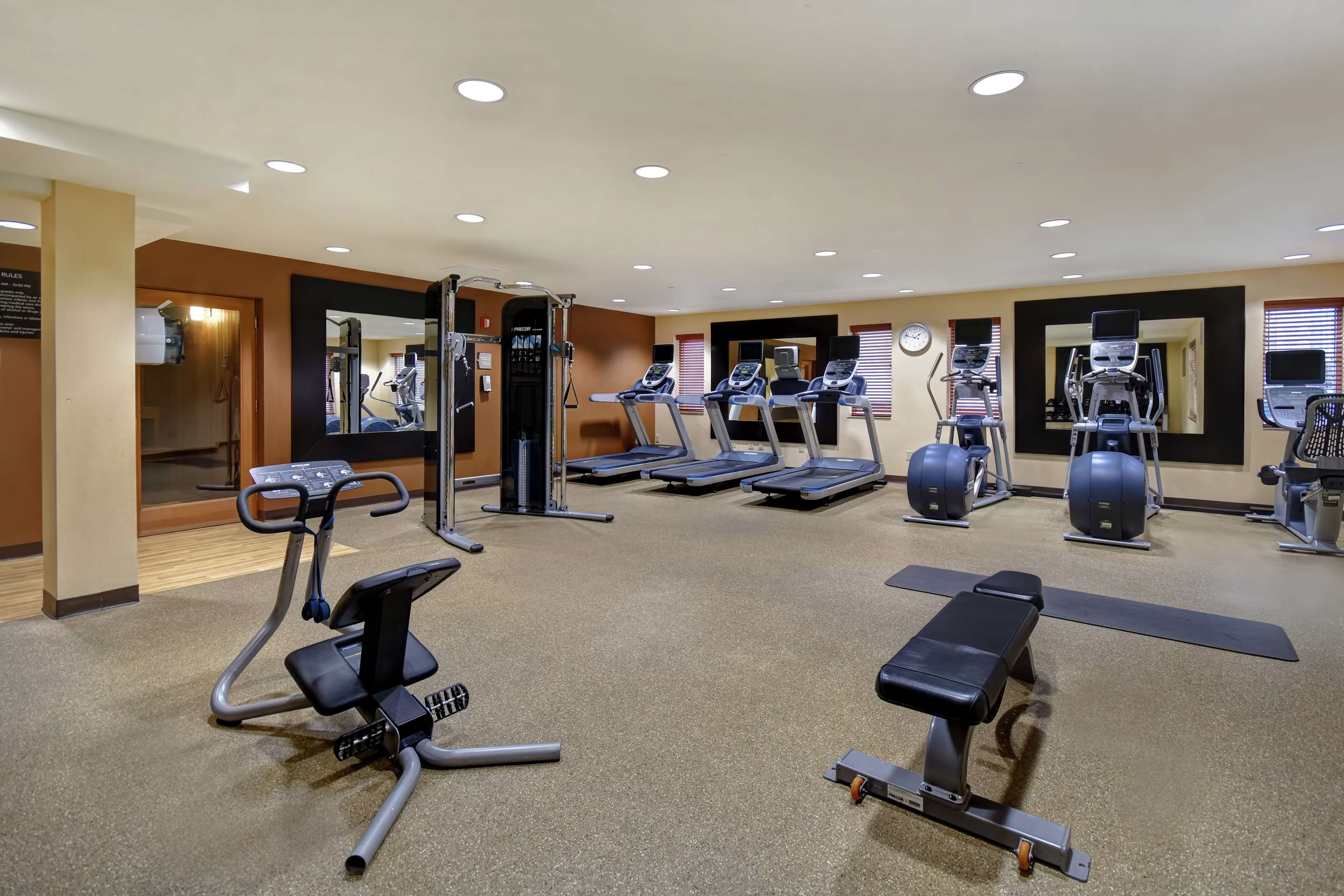 Health club fitness center gym | Homewood Suites by Hilton Edgewater