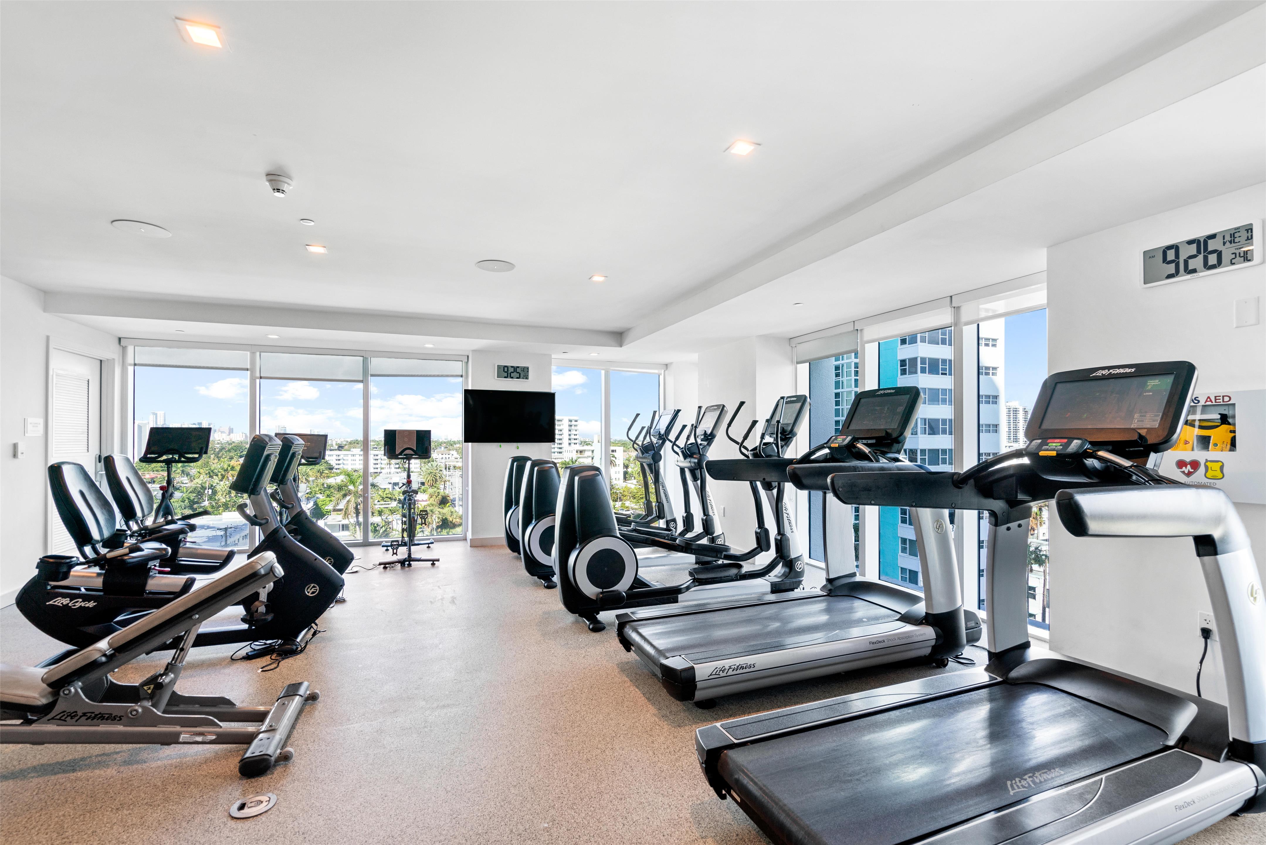 Health club fitness center gym | Conrad Fort Lauderdale Beach