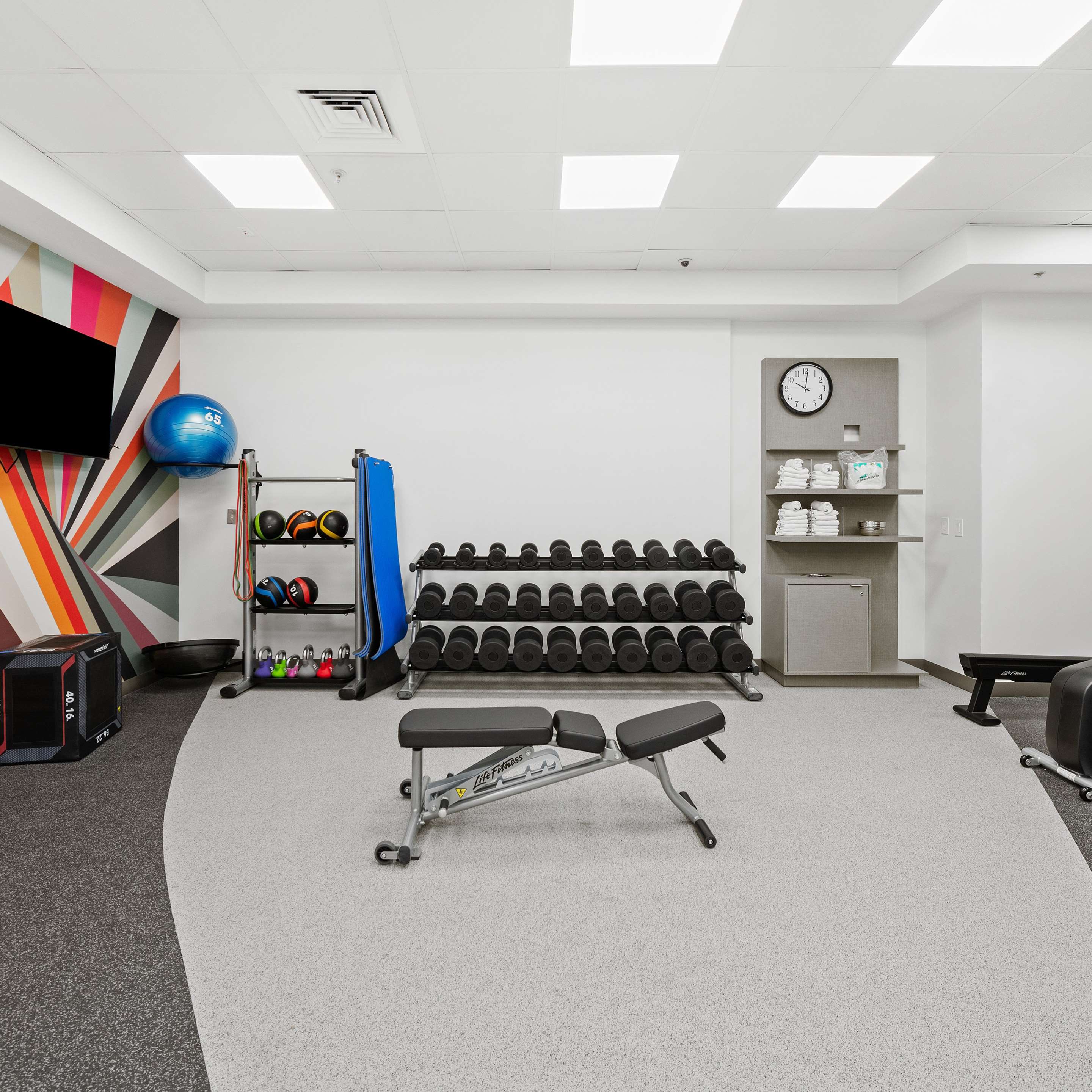 Health club fitness center gym | Hilton Garden Inn Fort Lauderdale Airport-Cruise Port